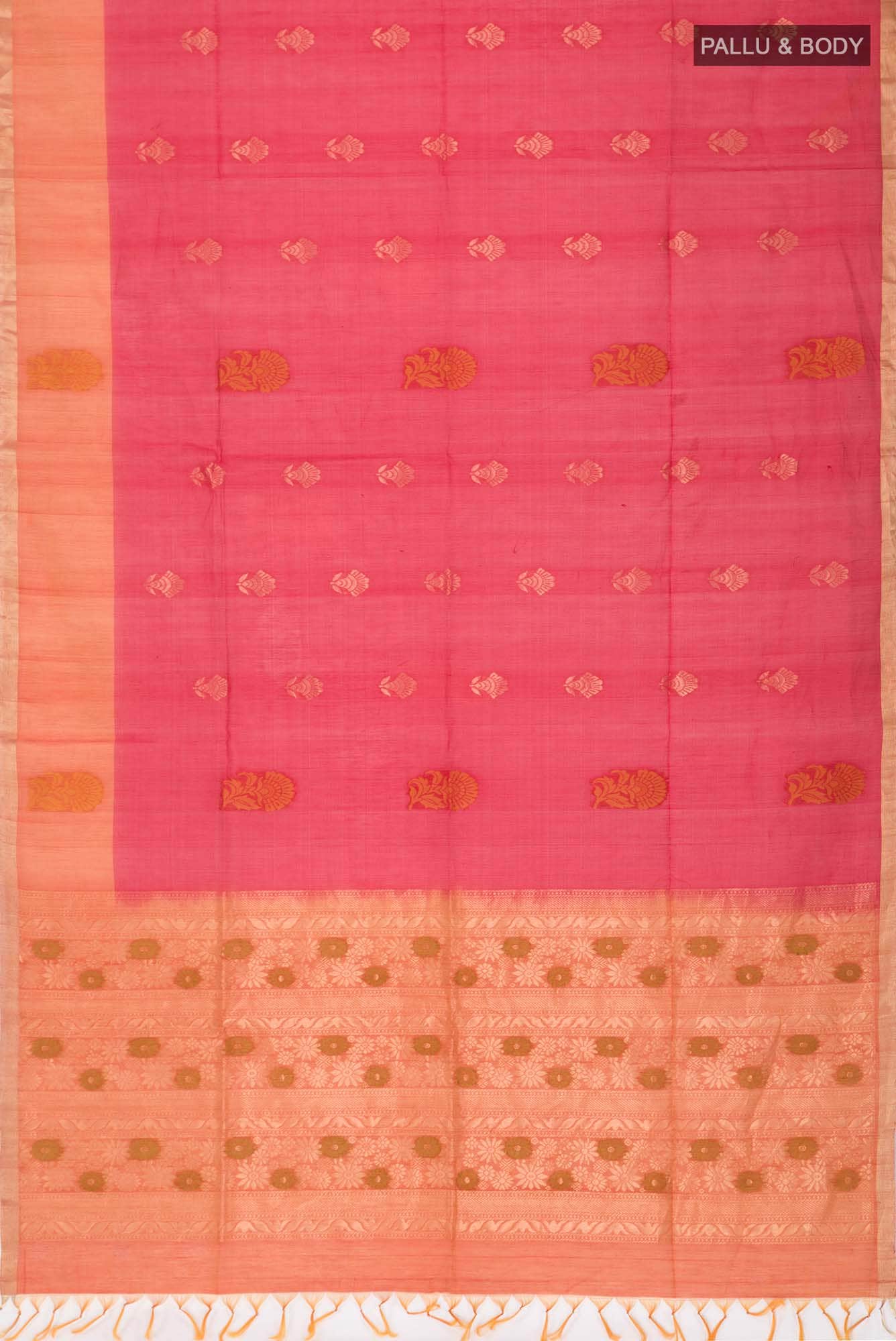 Red Silk Cotton Saree