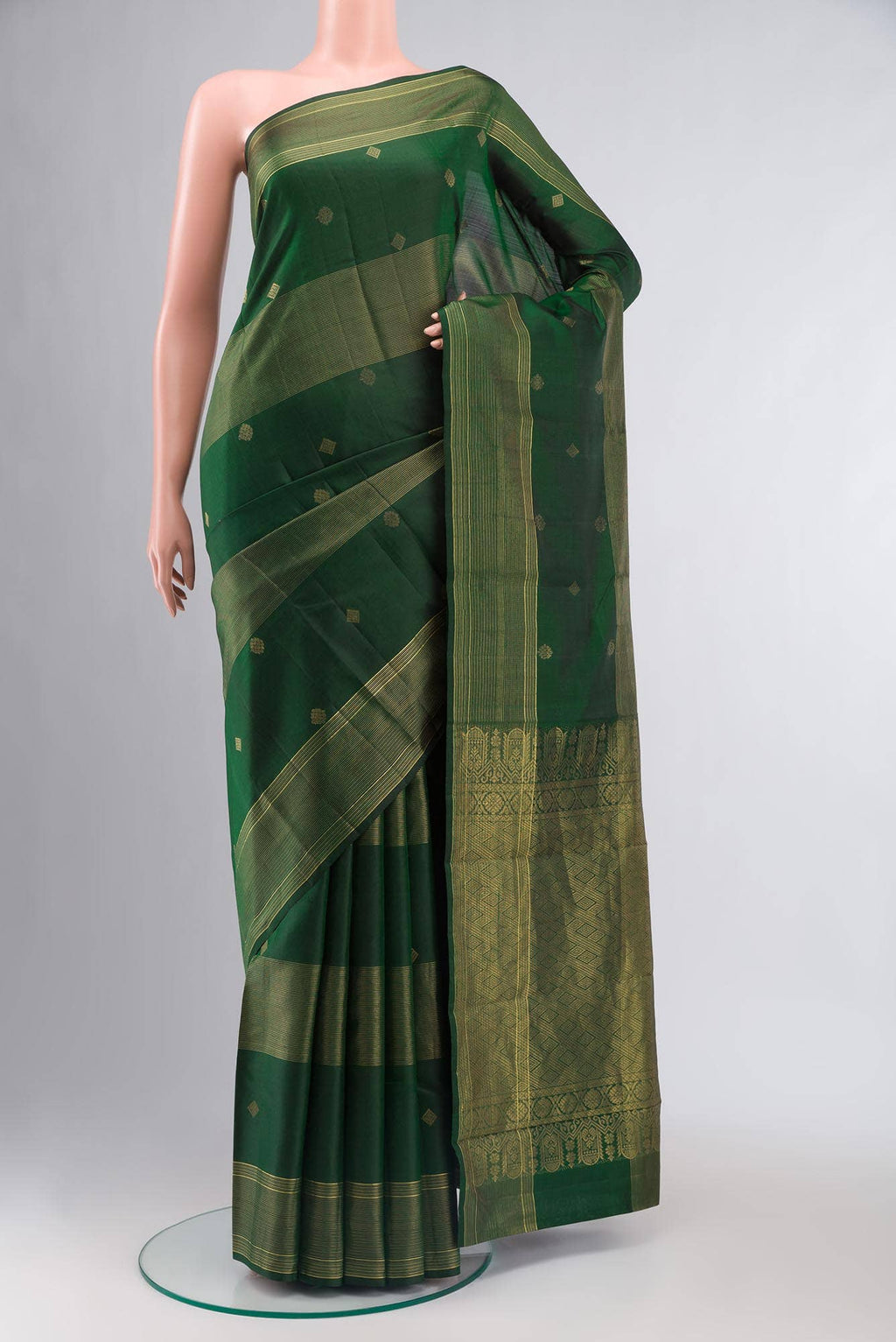 Green Kanchipuram Silk Saree