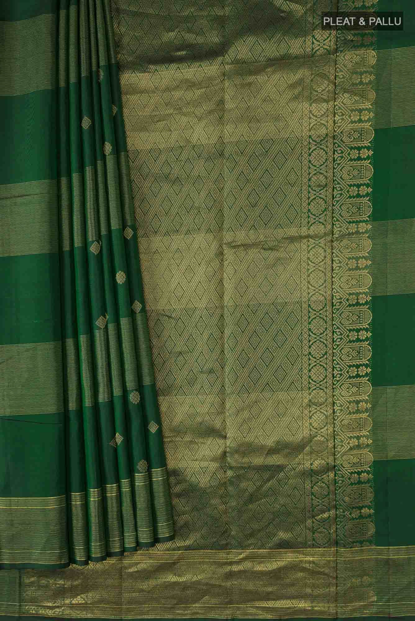 Green Kanchipuram Silk Saree