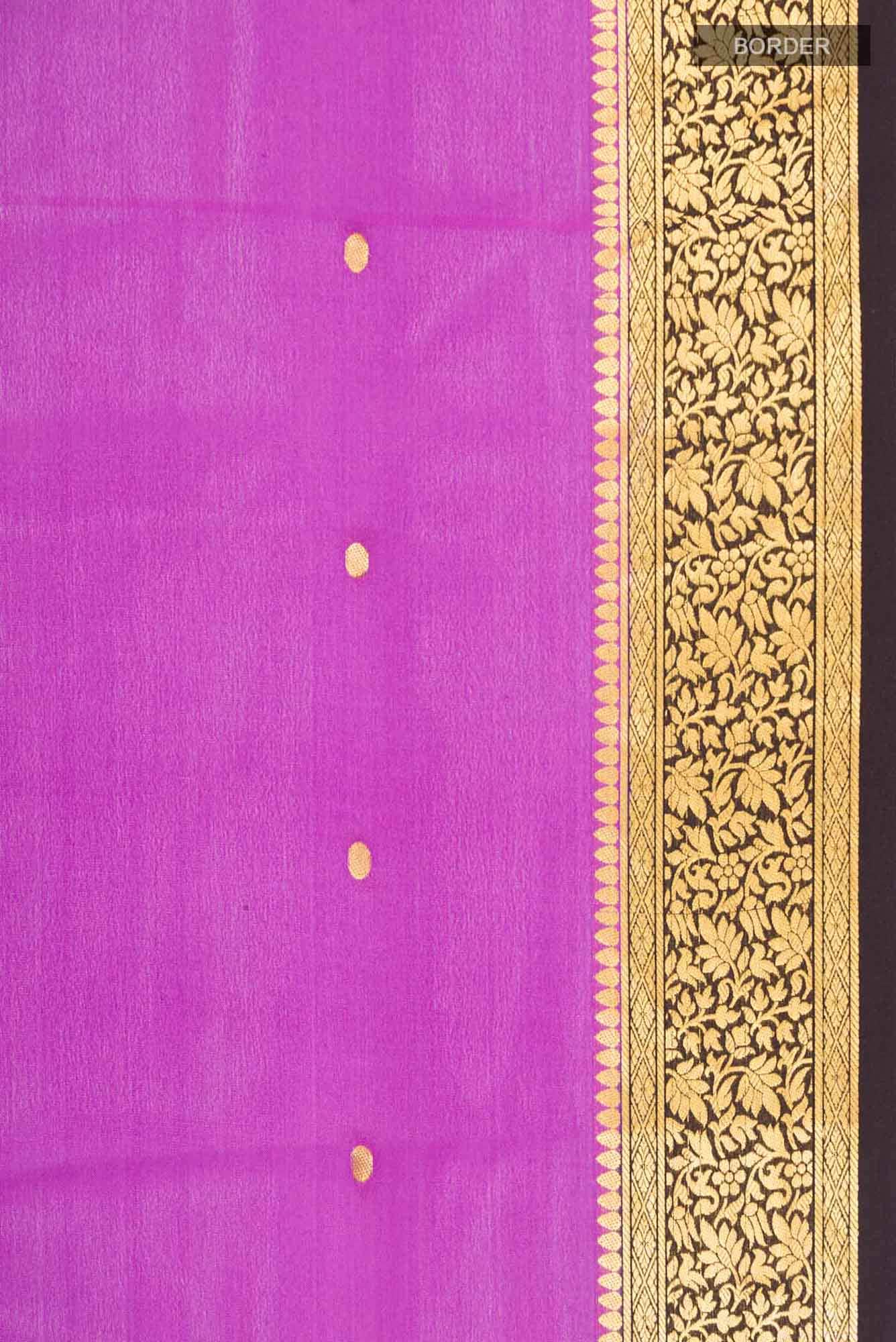 Lavender Mysore Crepe Saree
