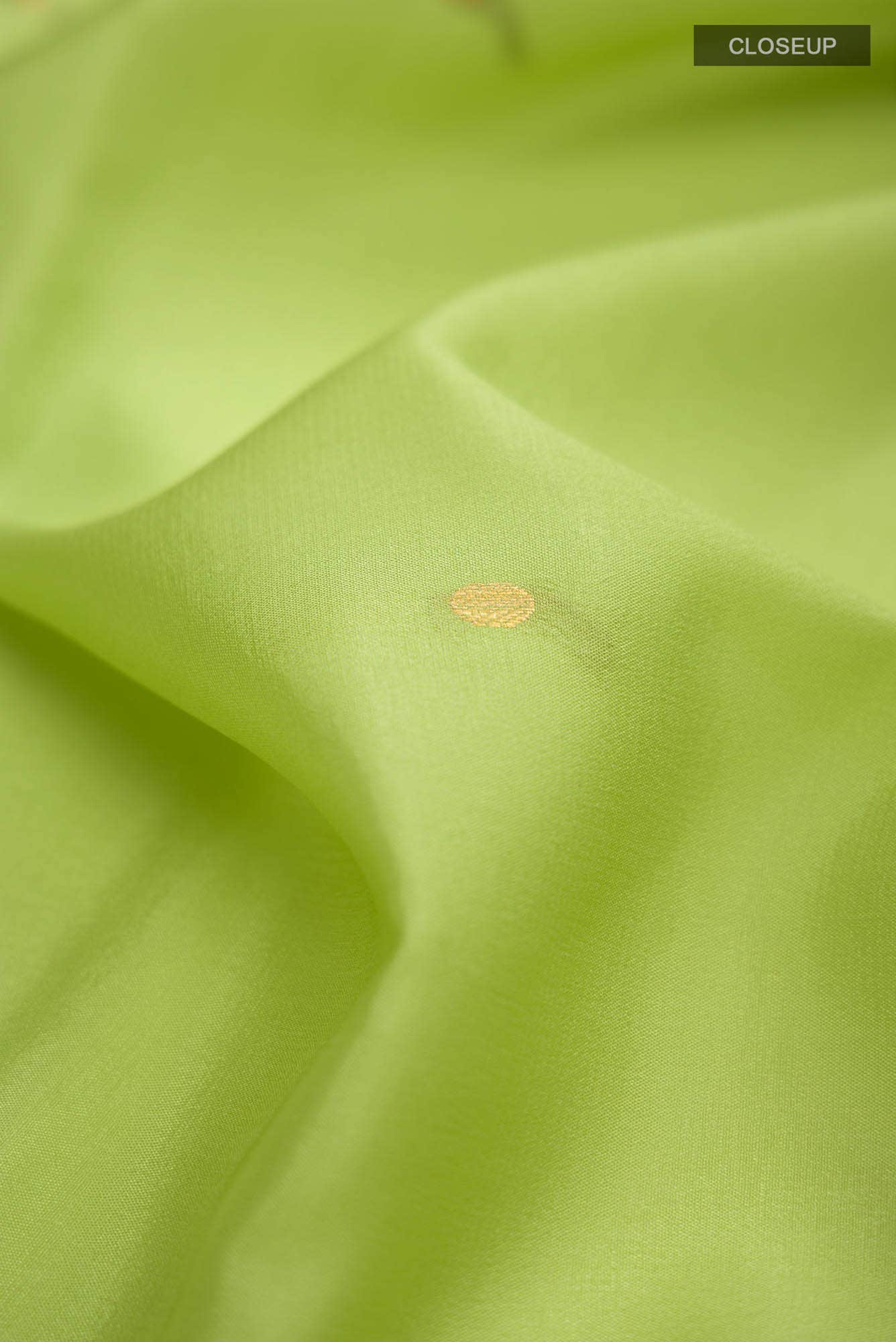 Green Mysore Crepe Saree