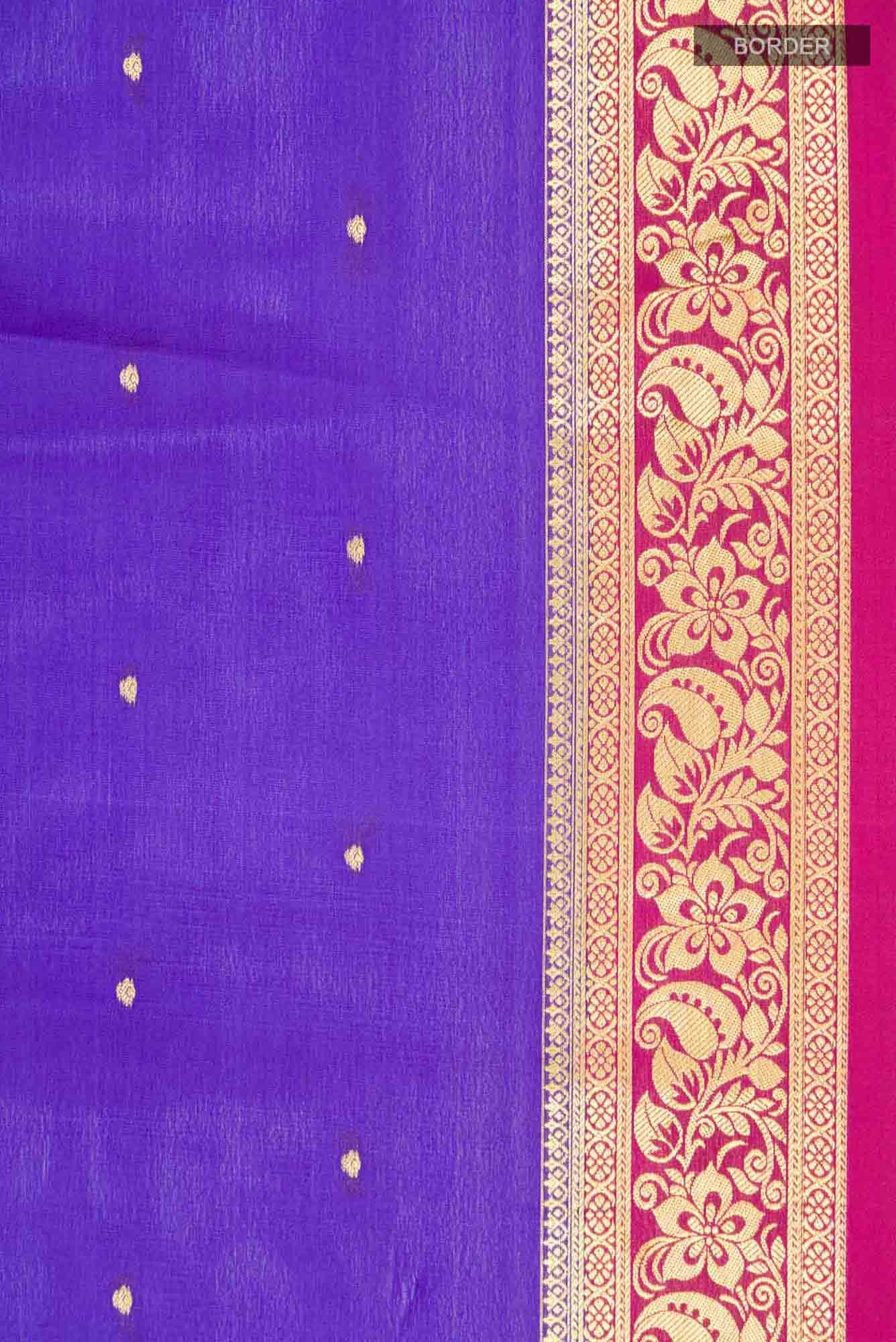 Lavender Mysore Crepe Saree
