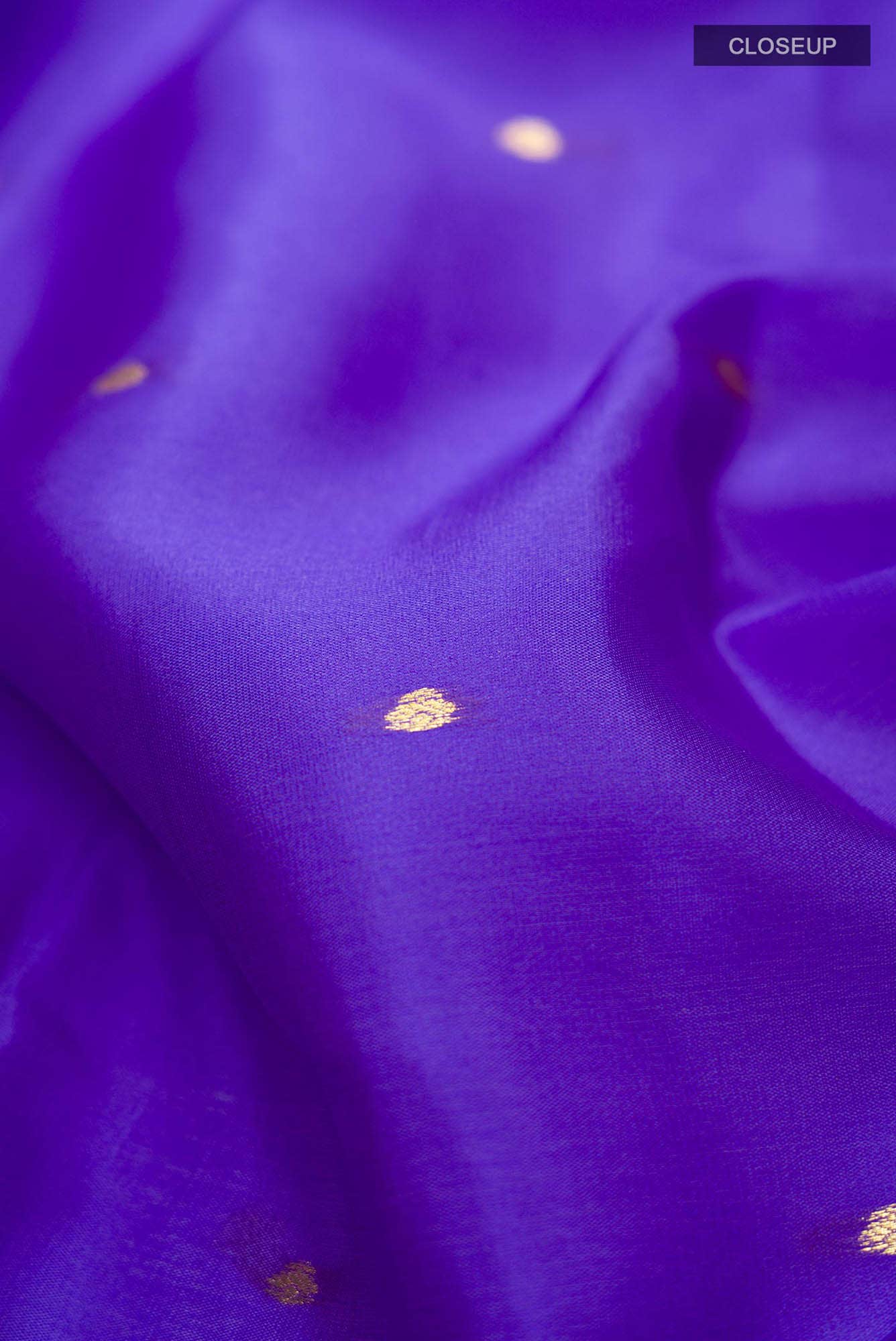 Lavender Mysore Crepe Saree