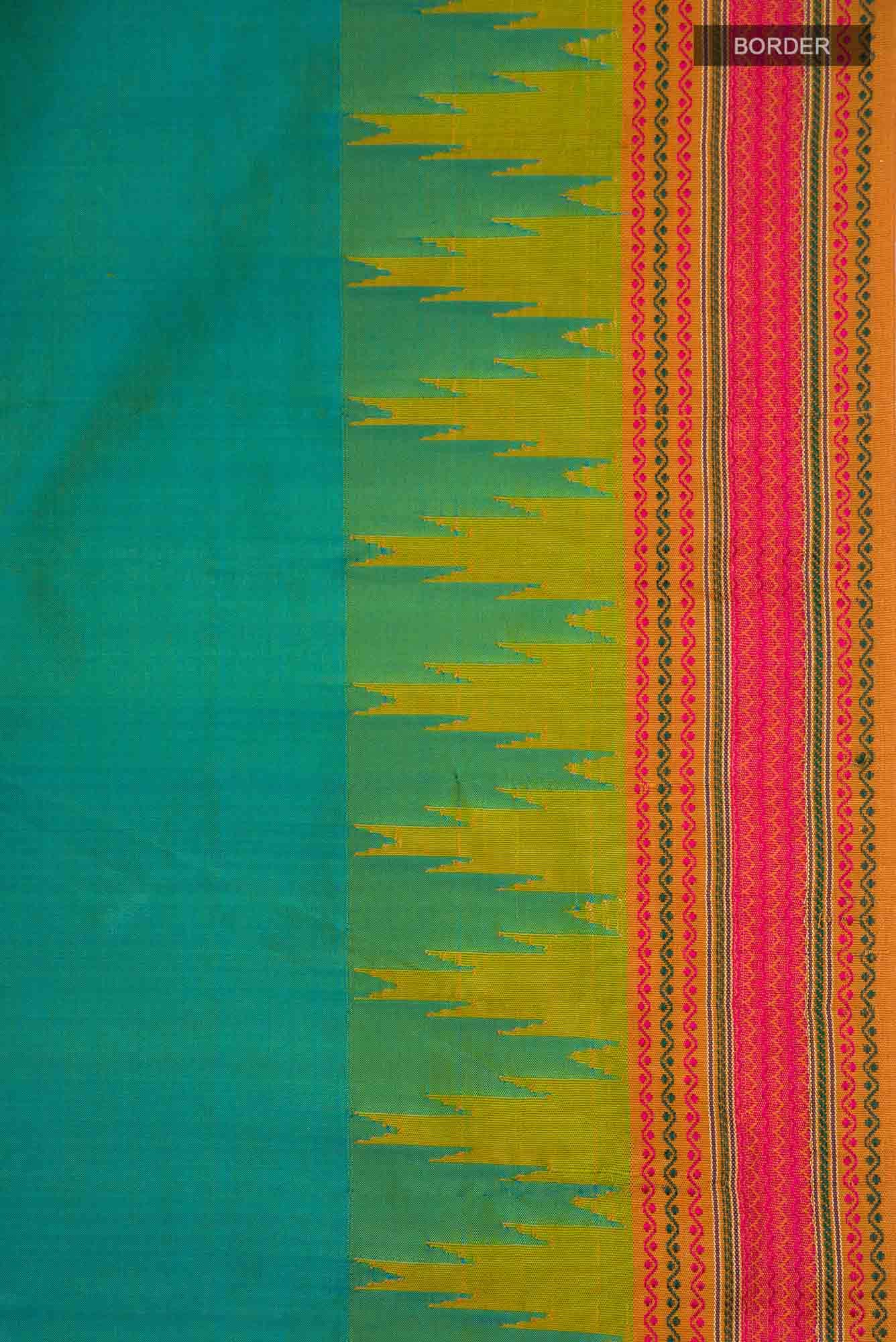 Green Bangalore Silk Saree