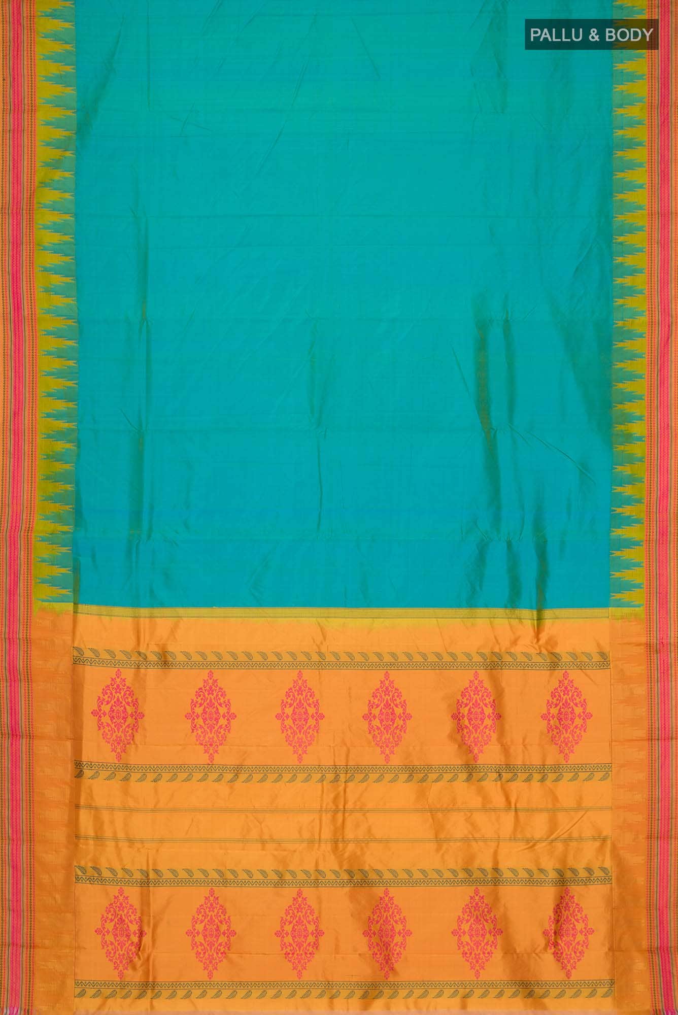 Green Bangalore Silk Saree