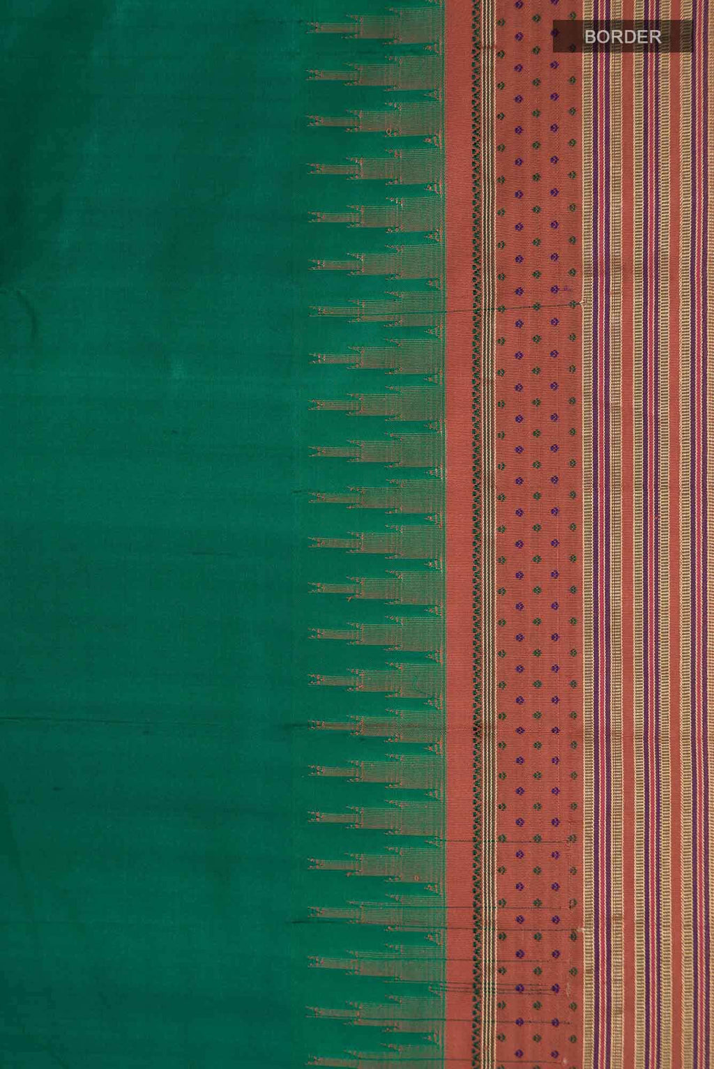 Green Bangalore Silk Saree