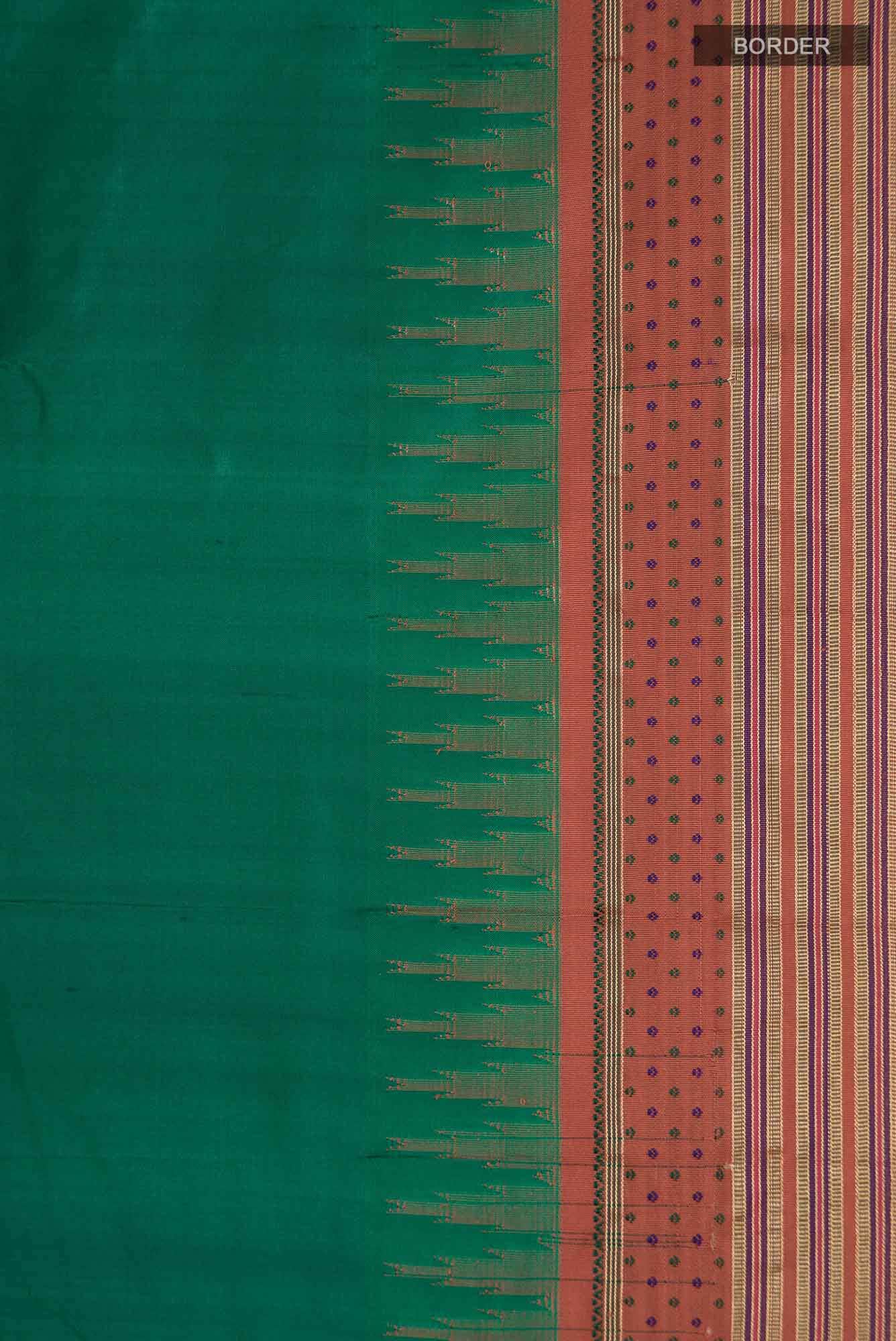 Green Bangalore Silk Saree