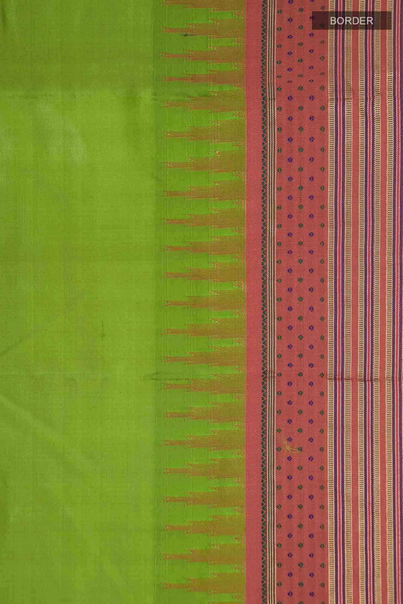 Green Bangalore Silk Saree