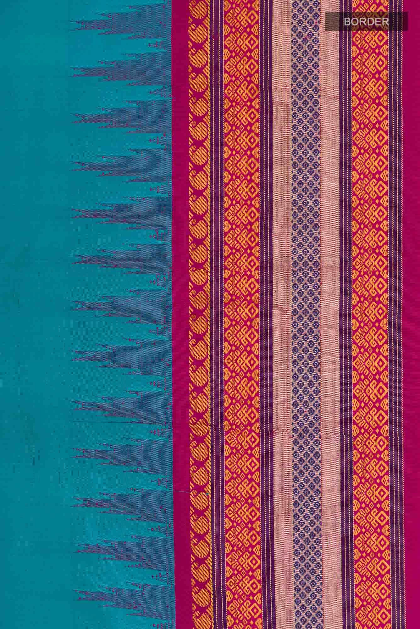 Blue Bangalore Silk Saree