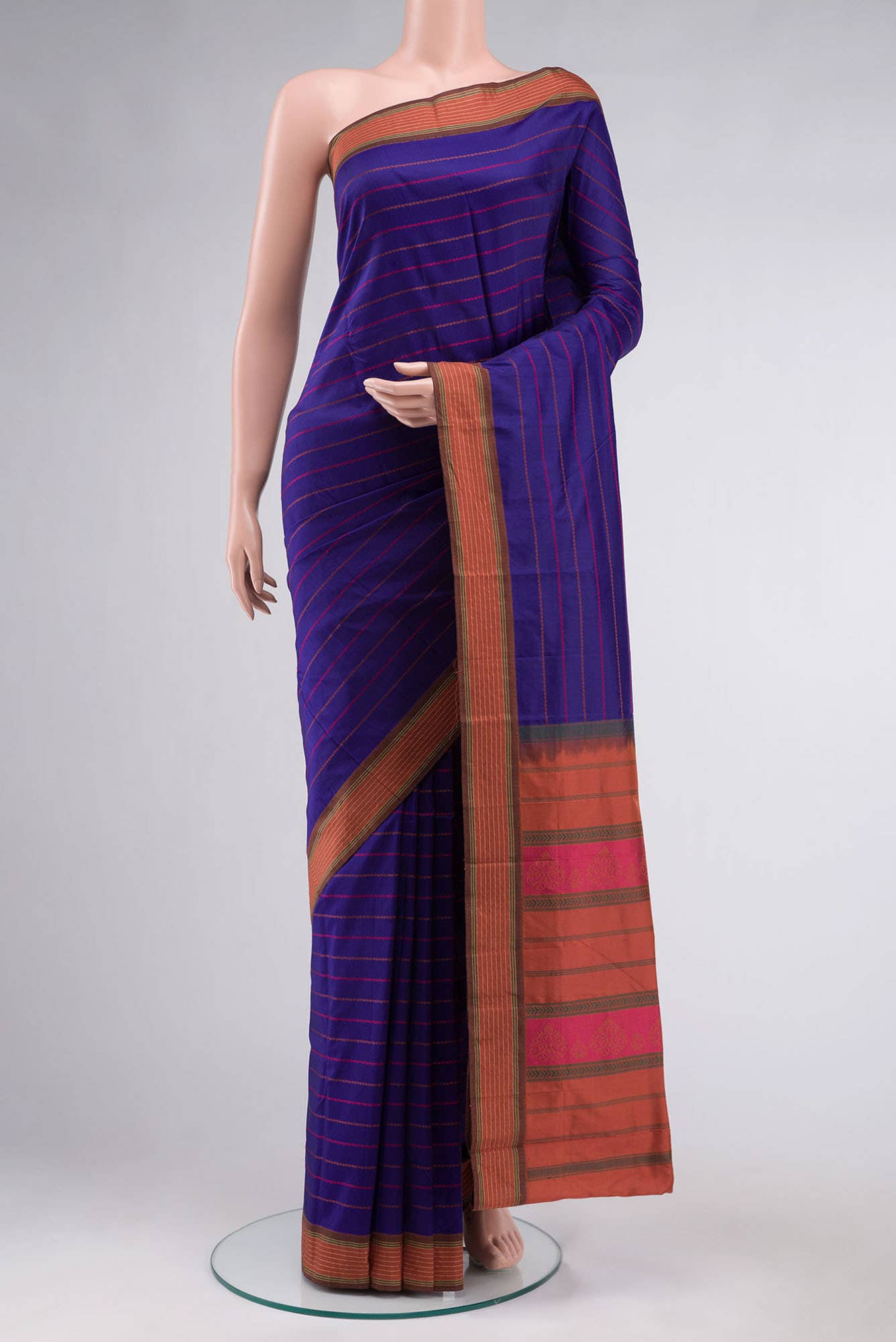 Blue Bangalore Silk Saree