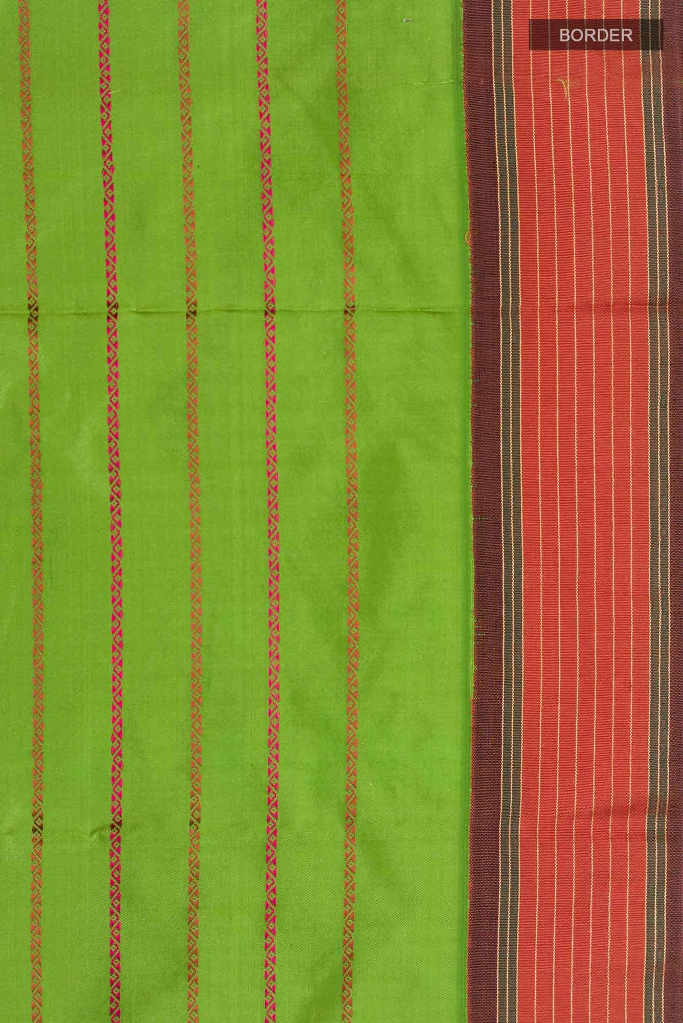 Green Bangalore Silk Saree
