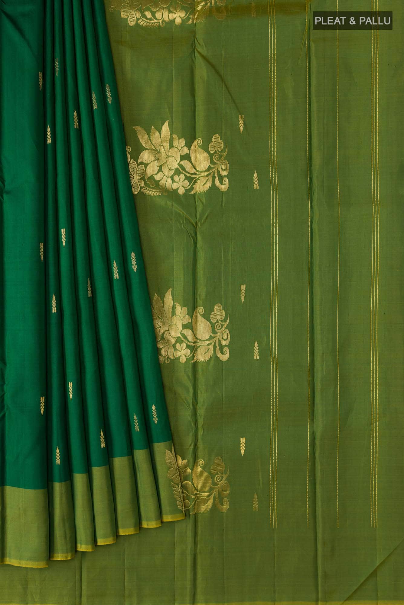 Green Kanchipuram Silk Saree