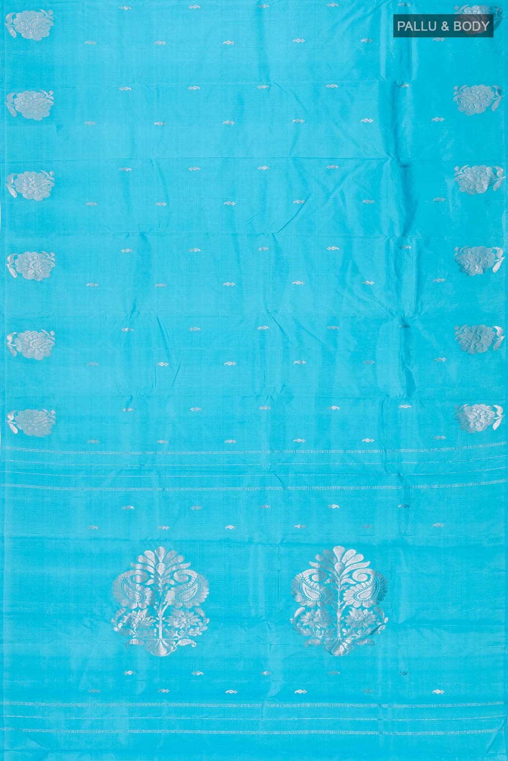 Blue Kanchipuram Silk Saree