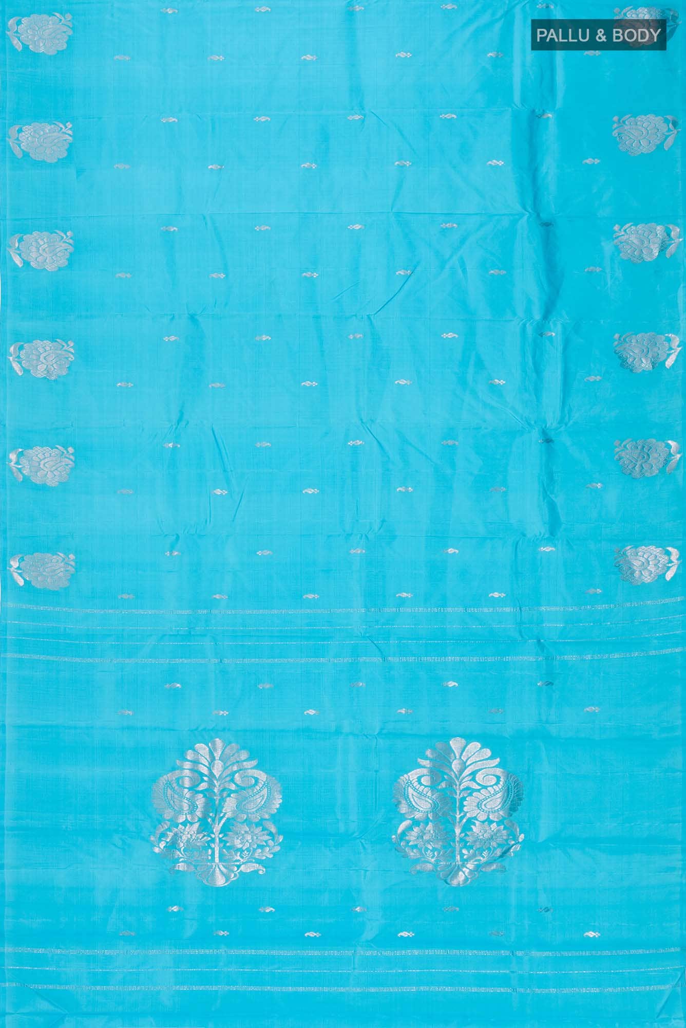 Blue Kanchipuram Silk Saree