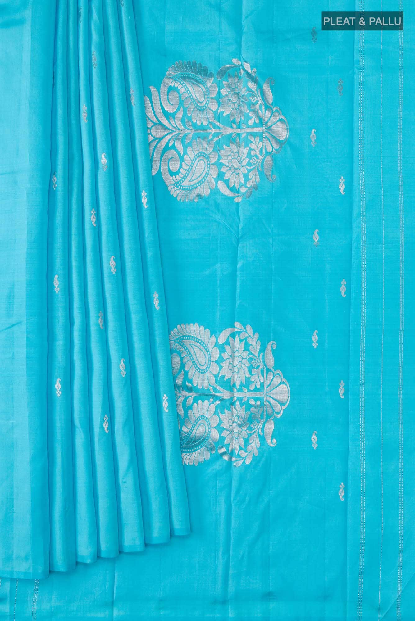 Blue Kanchipuram Silk Saree