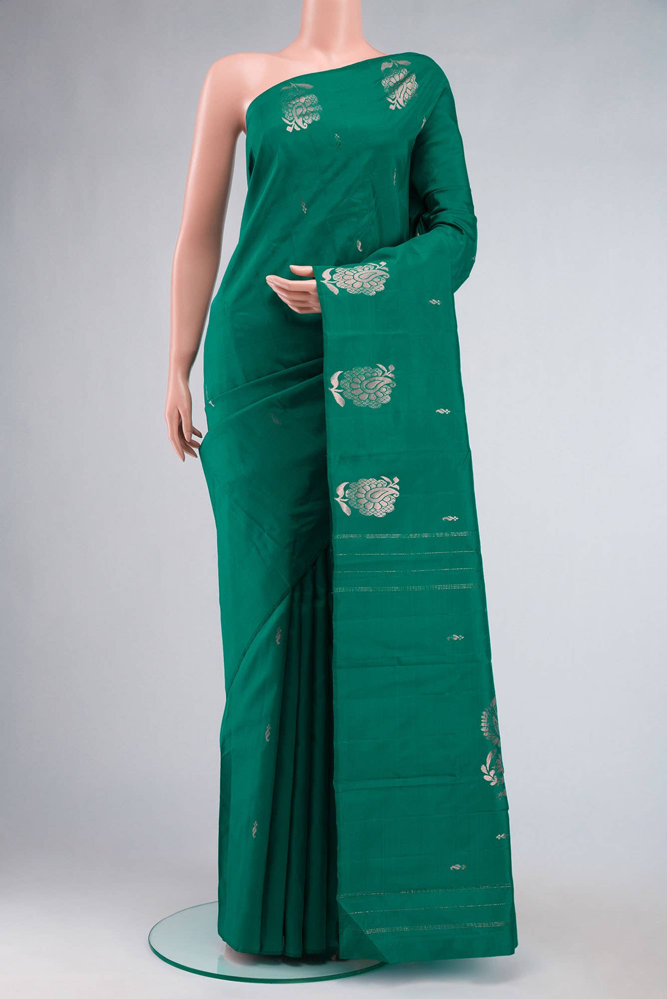 Green Kanchipuram Silk Saree