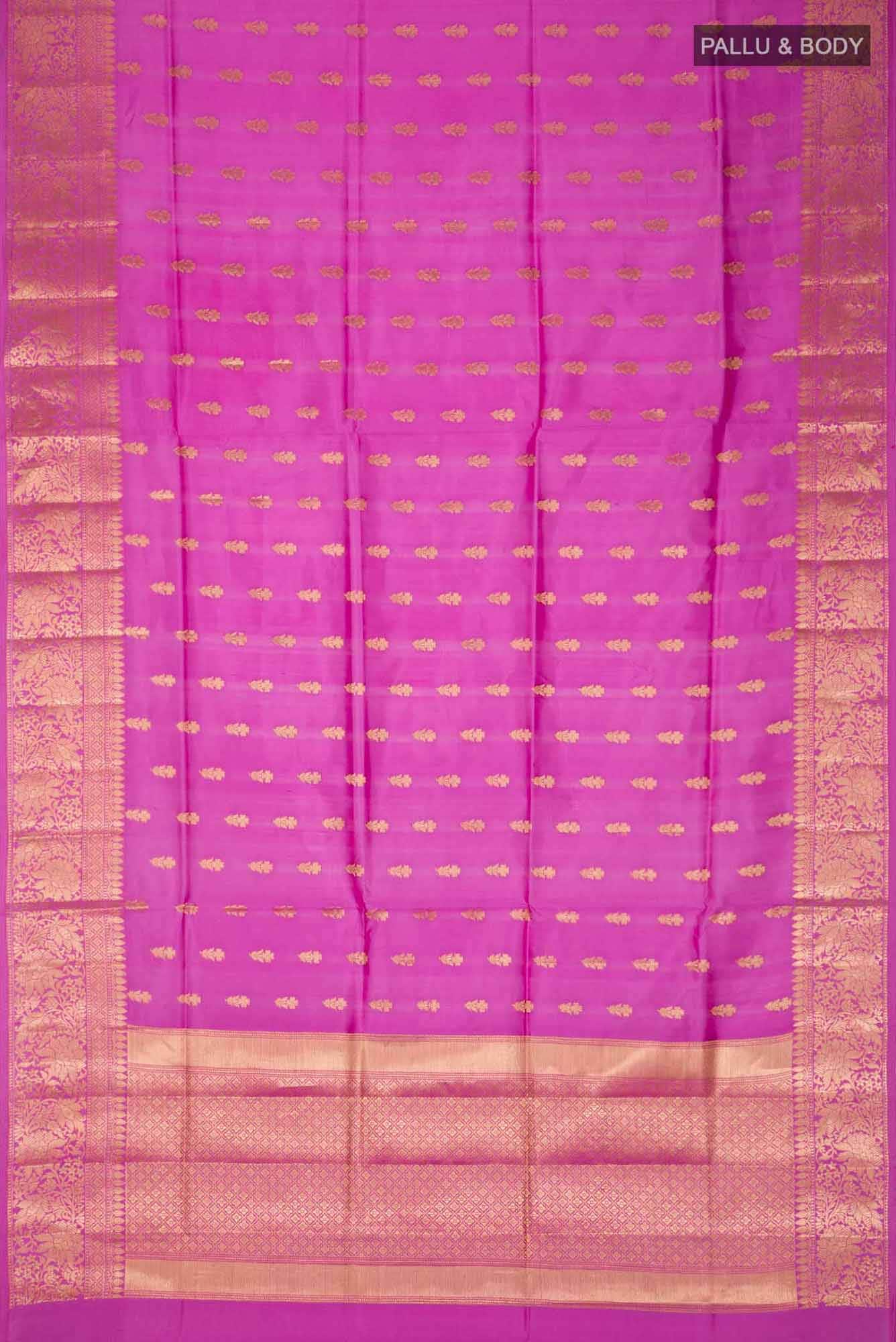 Pink Banarasi Raw Silk Saree