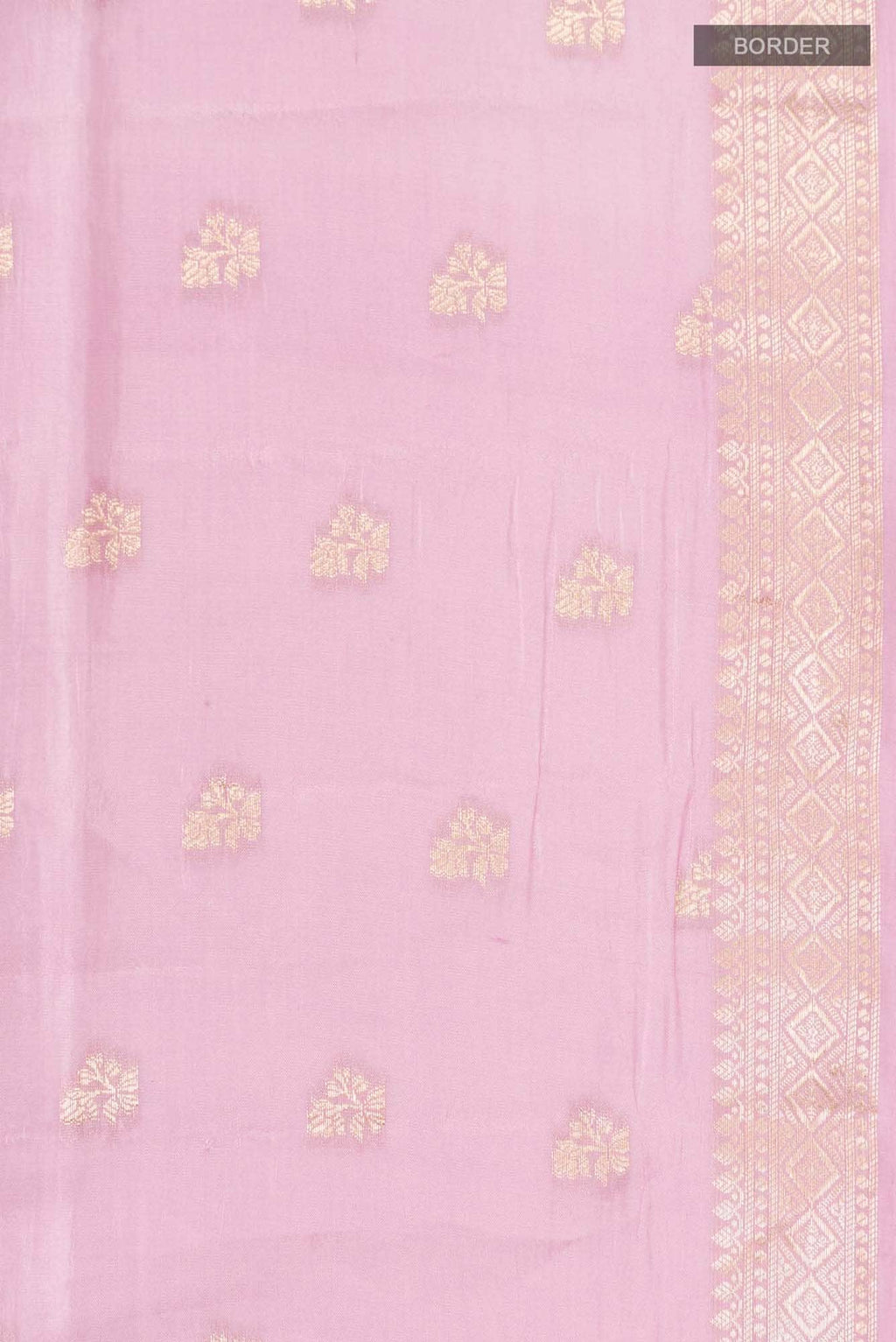 Pink Banarasi Raw Silk Saree