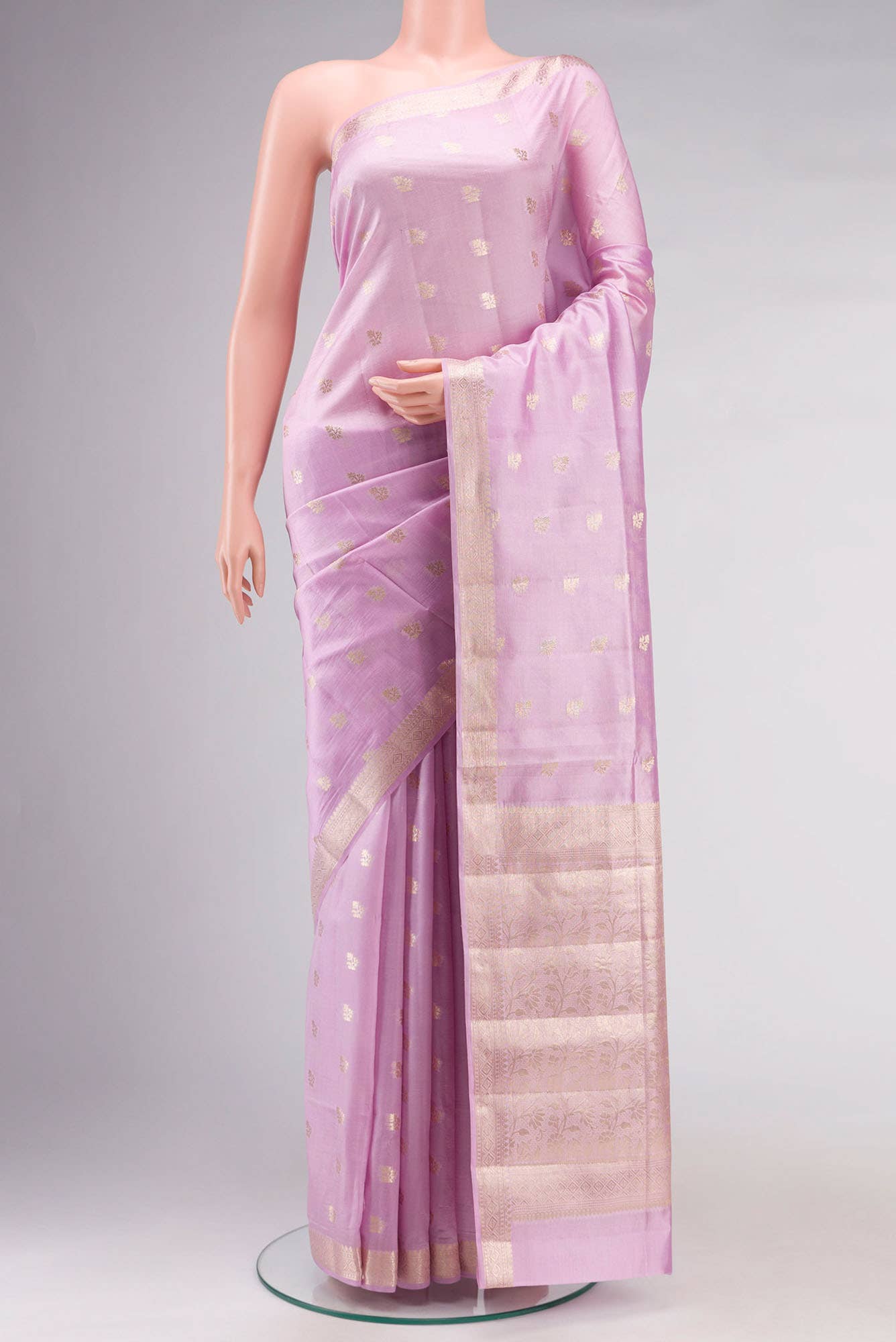 Pink Banarasi Raw Silk Saree