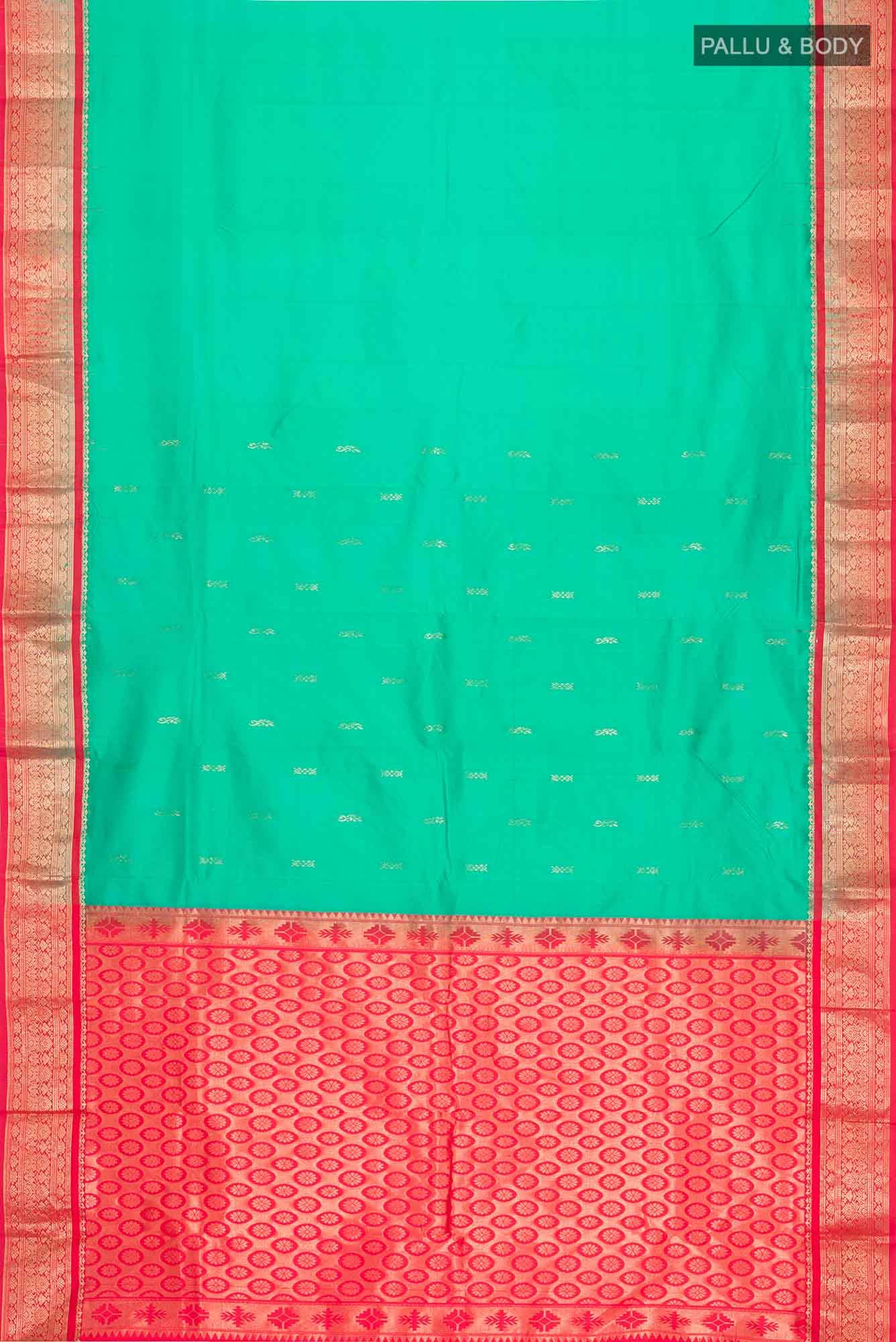 Green Bangalore Silk Saree