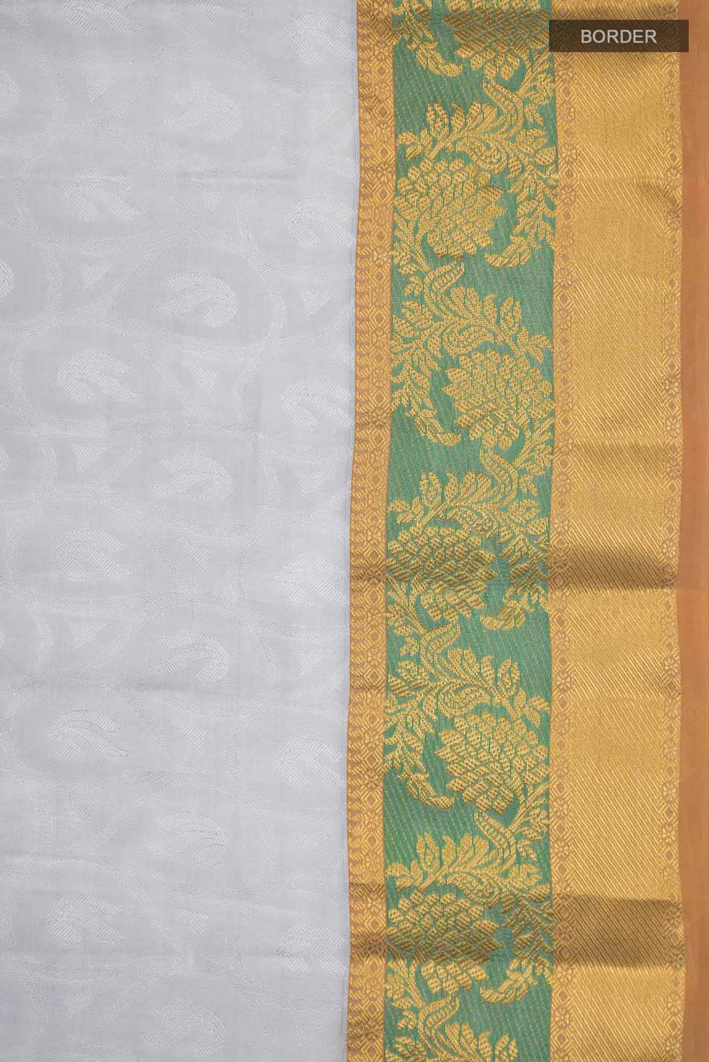 Grey Kanchipuram Silk Saree