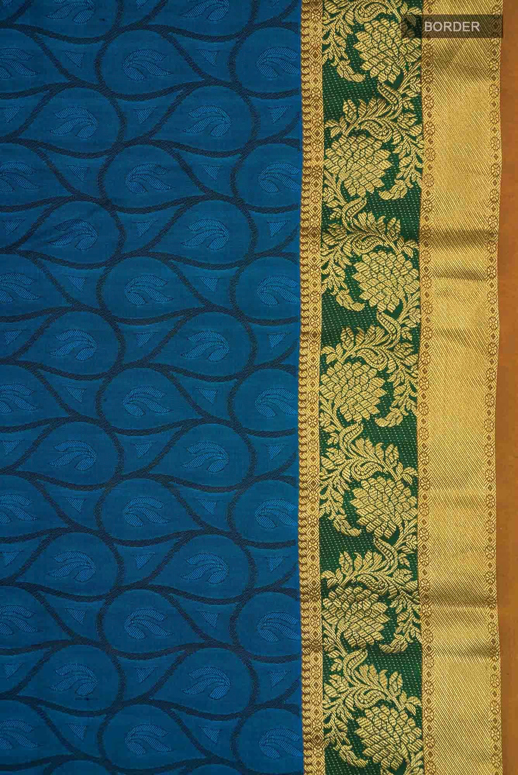Blue Kanchipuram Silk Saree