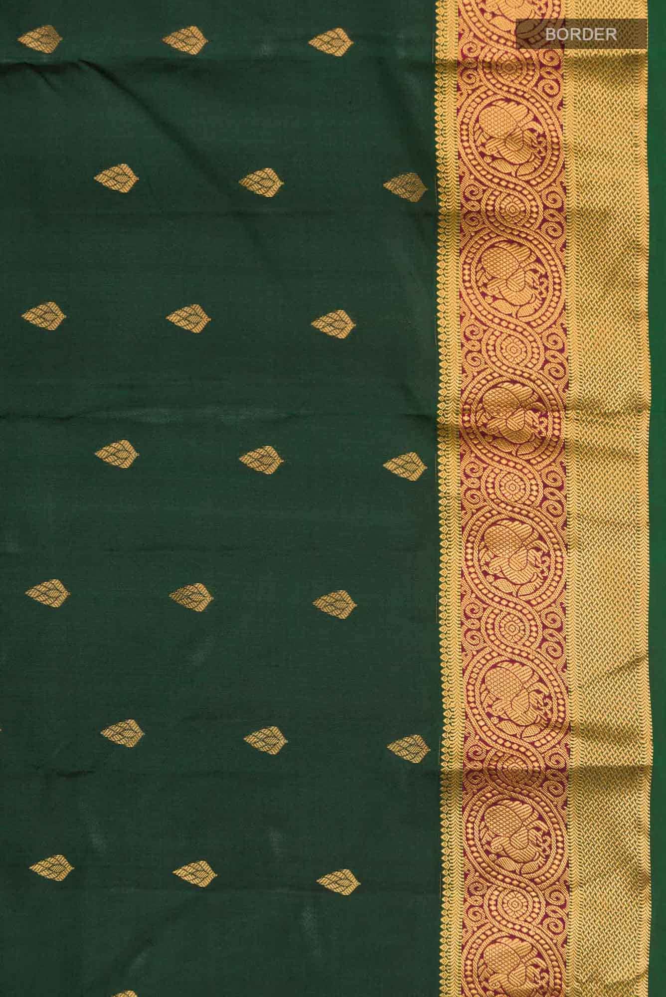Green Kanchipuram Silk Saree
