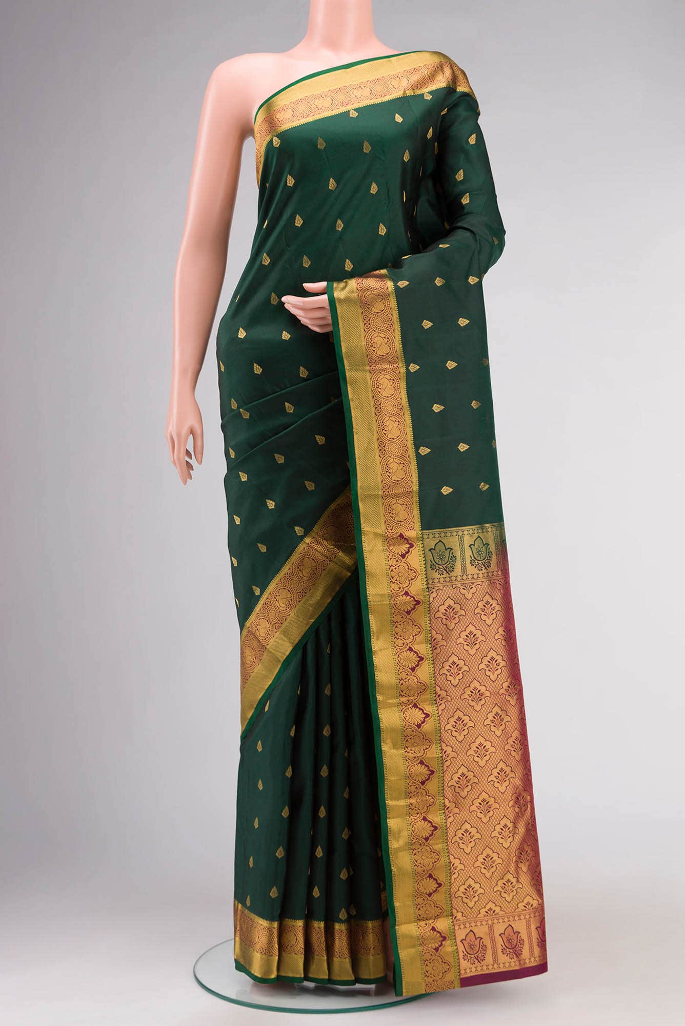 Green Kanchipuram Silk Saree