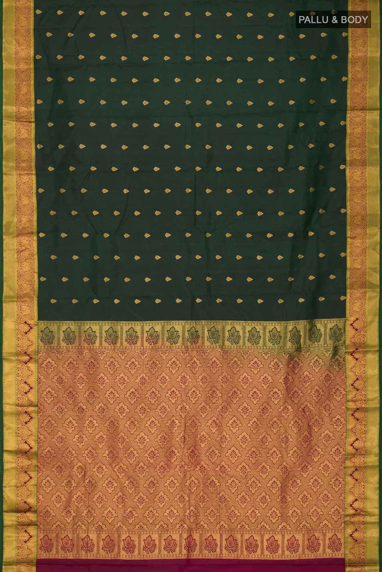 Green Kanchipuram Silk Saree