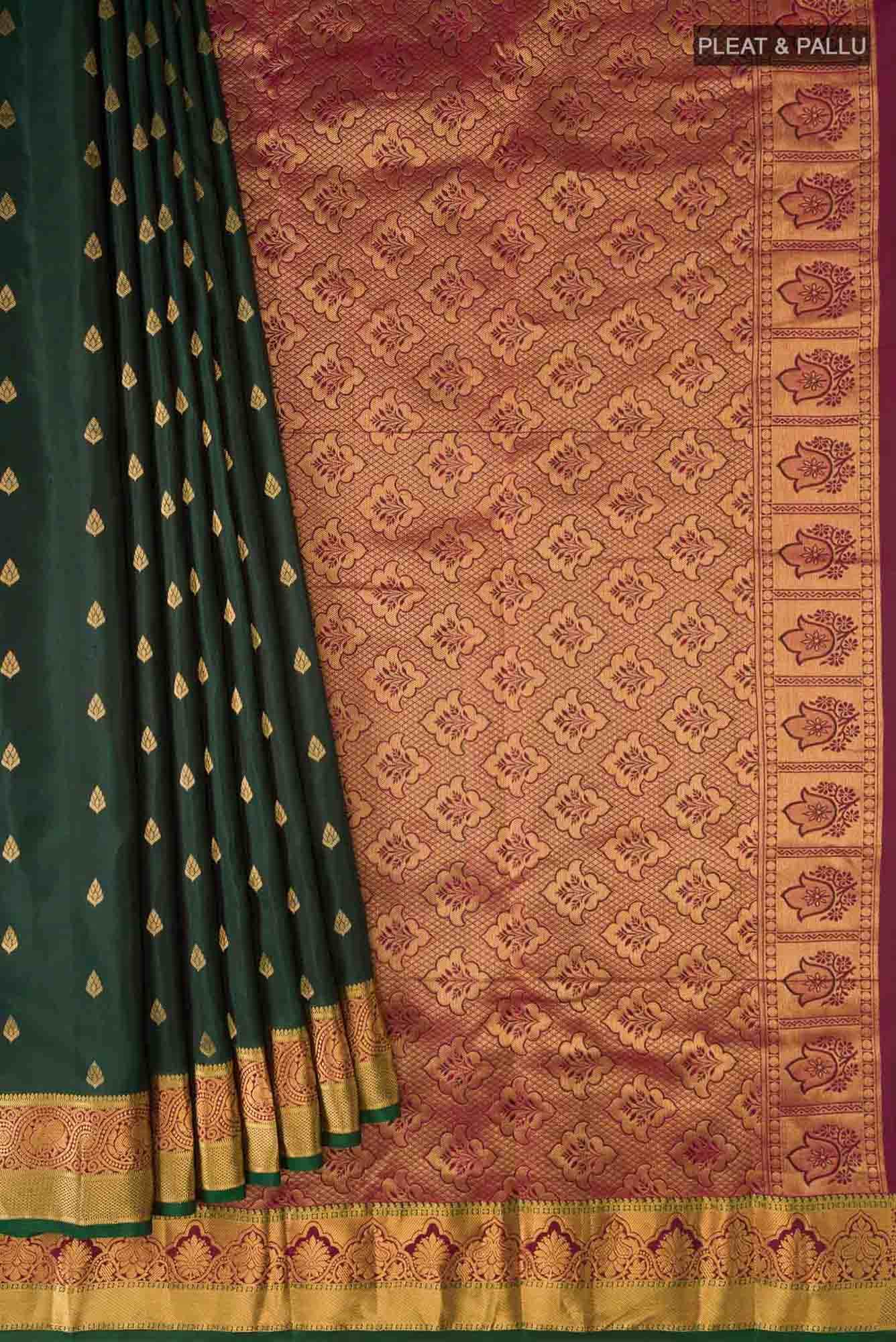 Green Kanchipuram Silk Saree