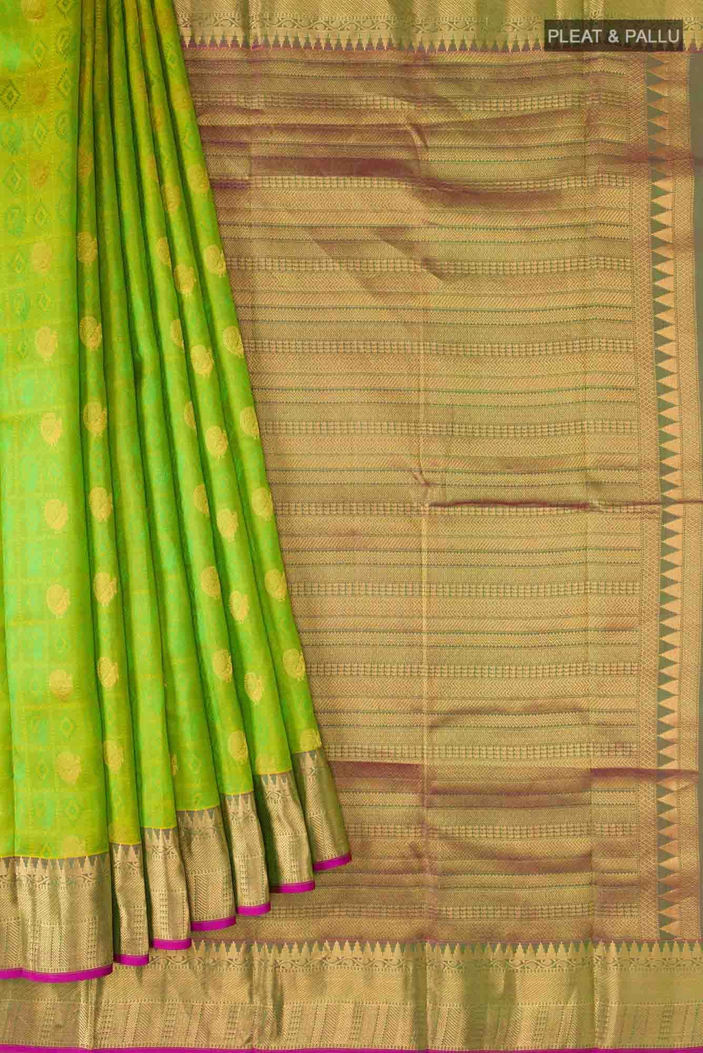 Green Kanchipuram Silk Saree
