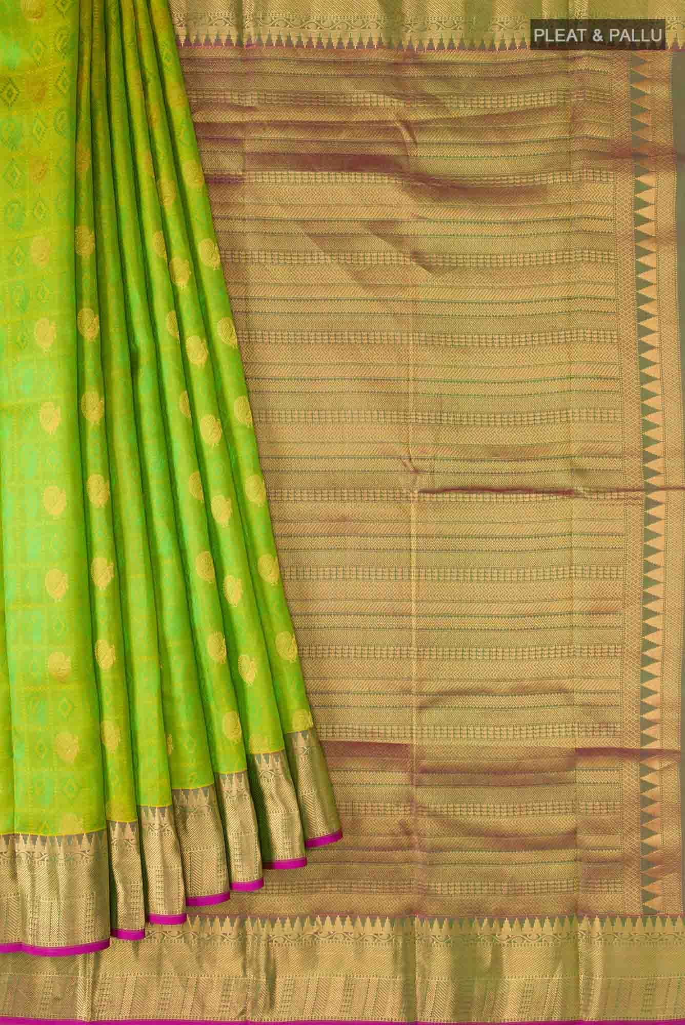 Green Kanchipuram Silk Saree