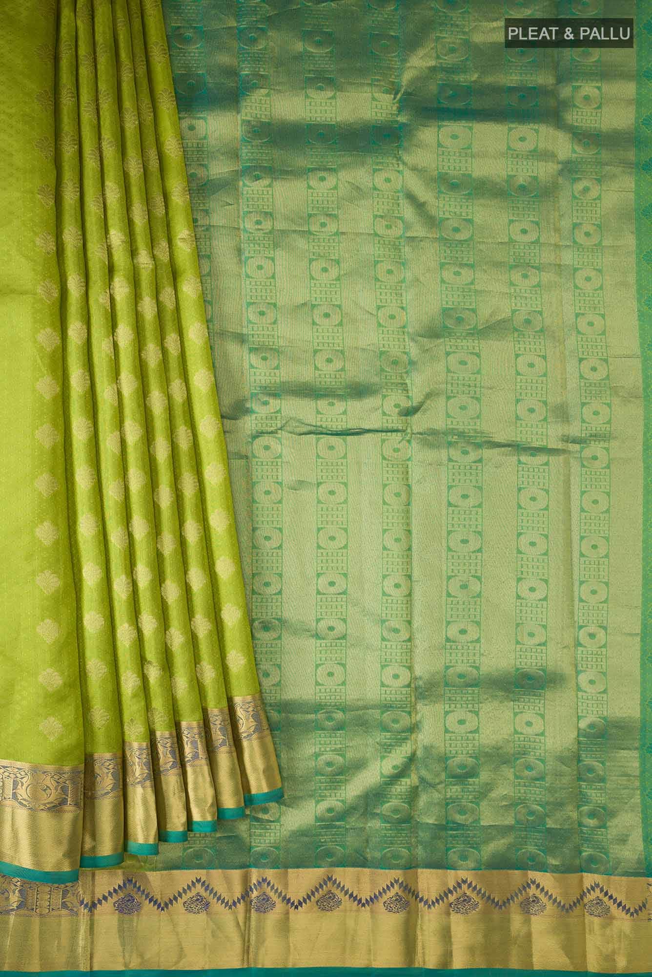 Green Kanchipuram Silk Saree