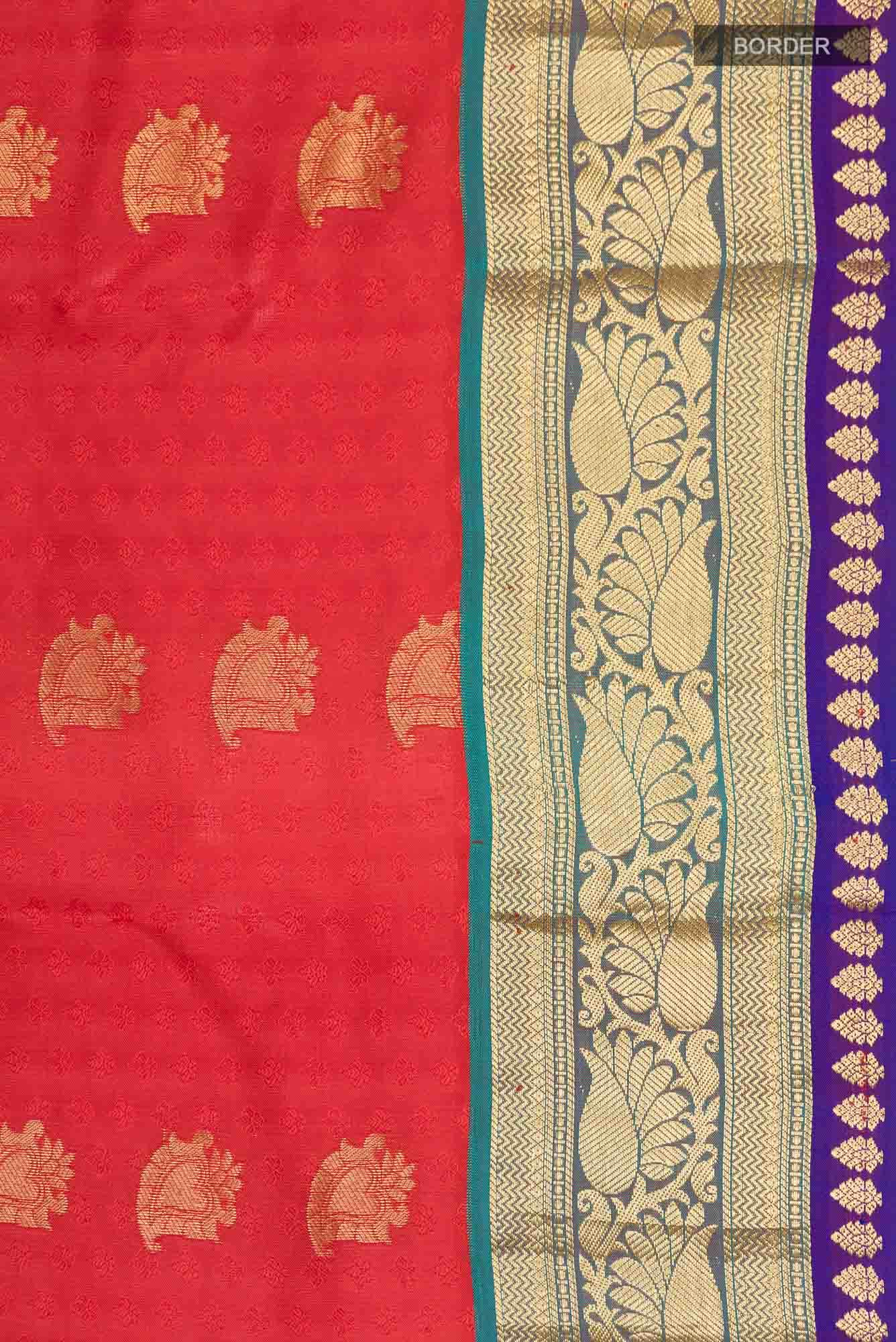 Red Kanchipuram Silk Saree