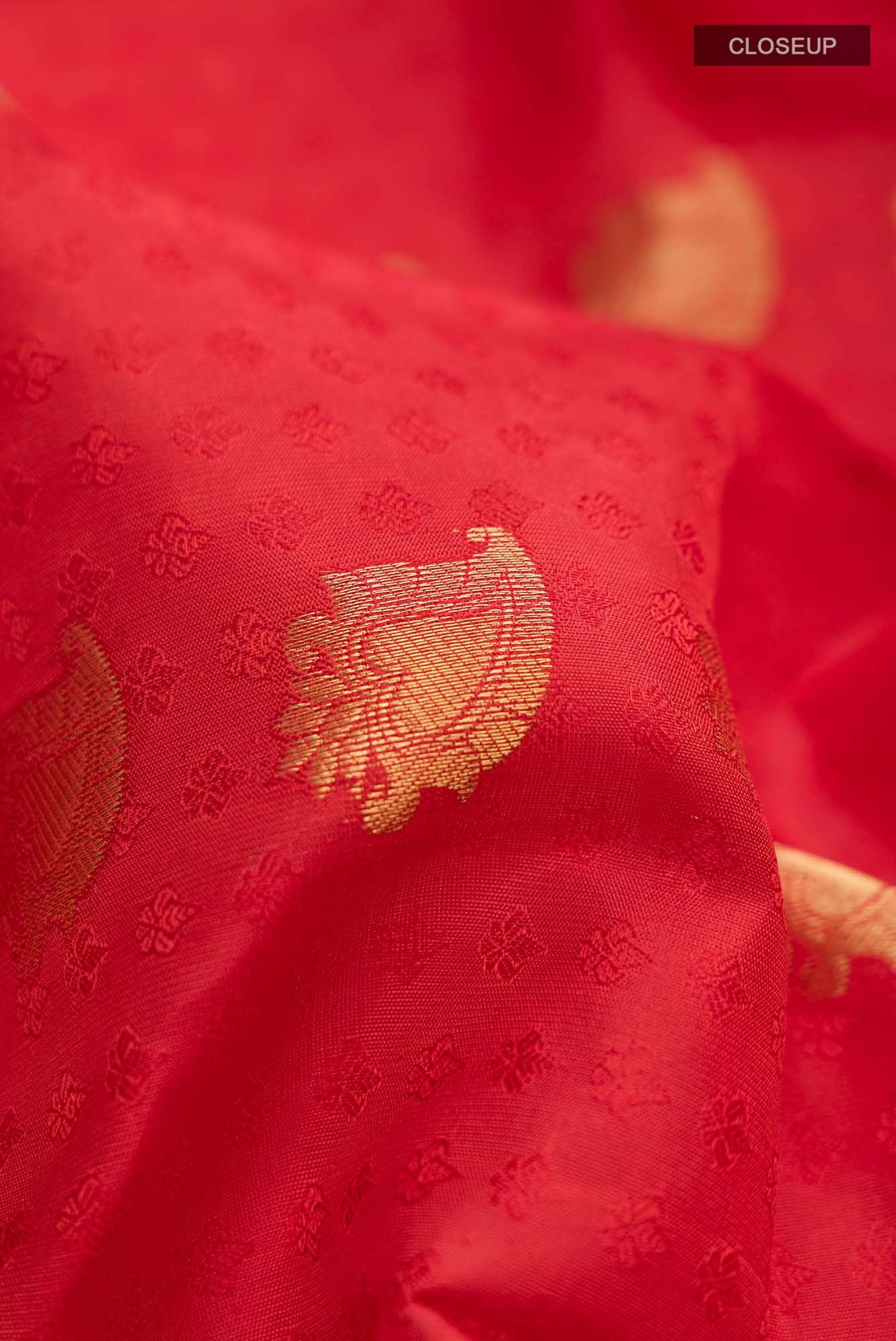 Red Kanchipuram Silk Saree