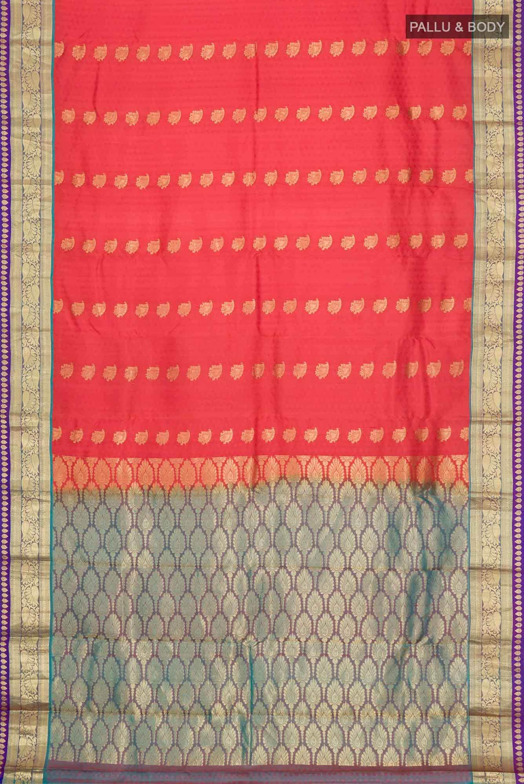 Red Kanchipuram Silk Saree