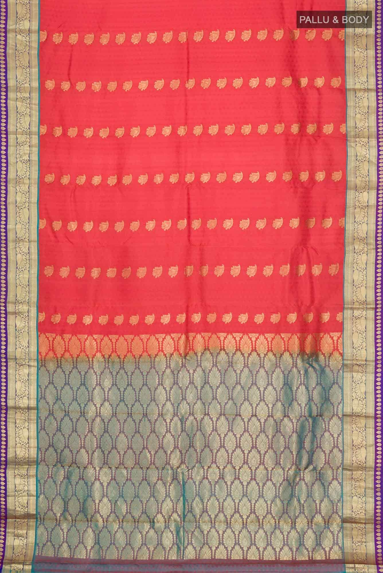 Red Kanchipuram Silk Saree