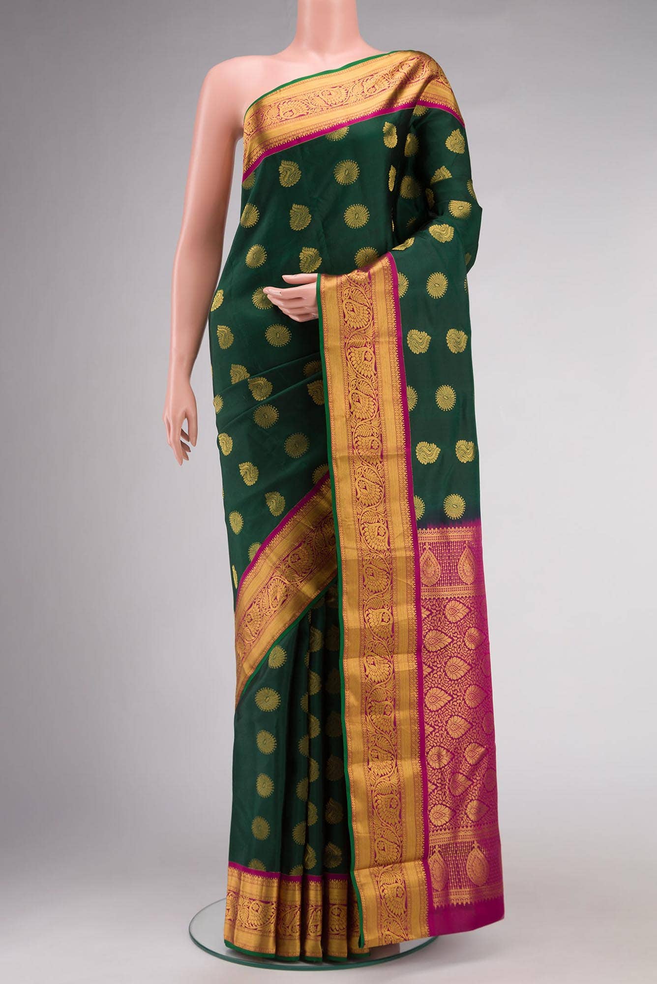 Green Kanchipuram Silk Saree