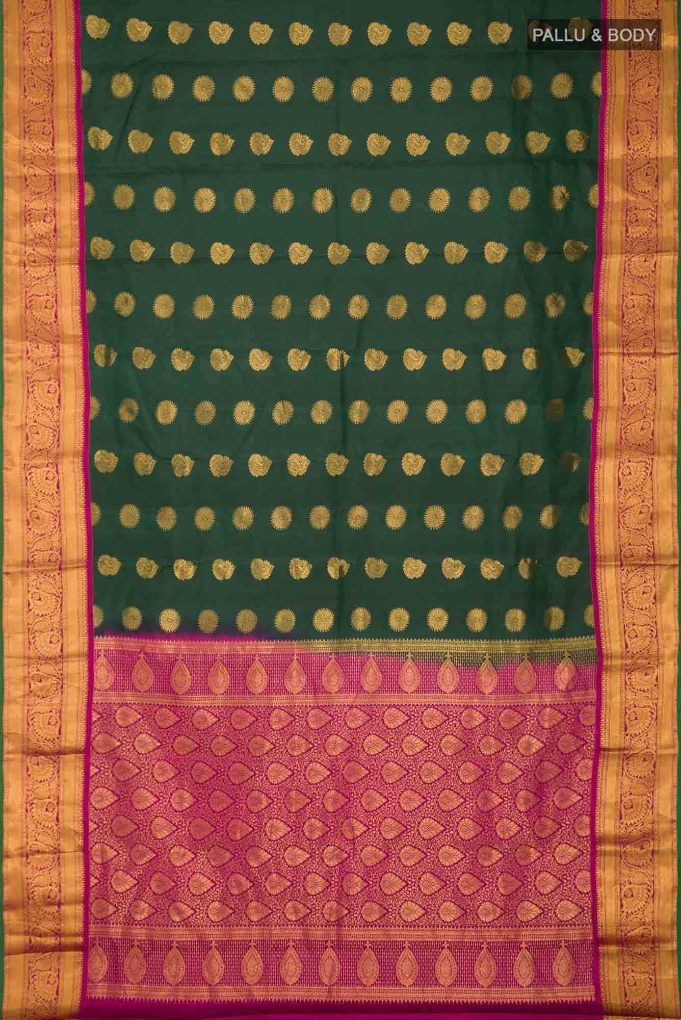 Green Kanchipuram Silk Saree