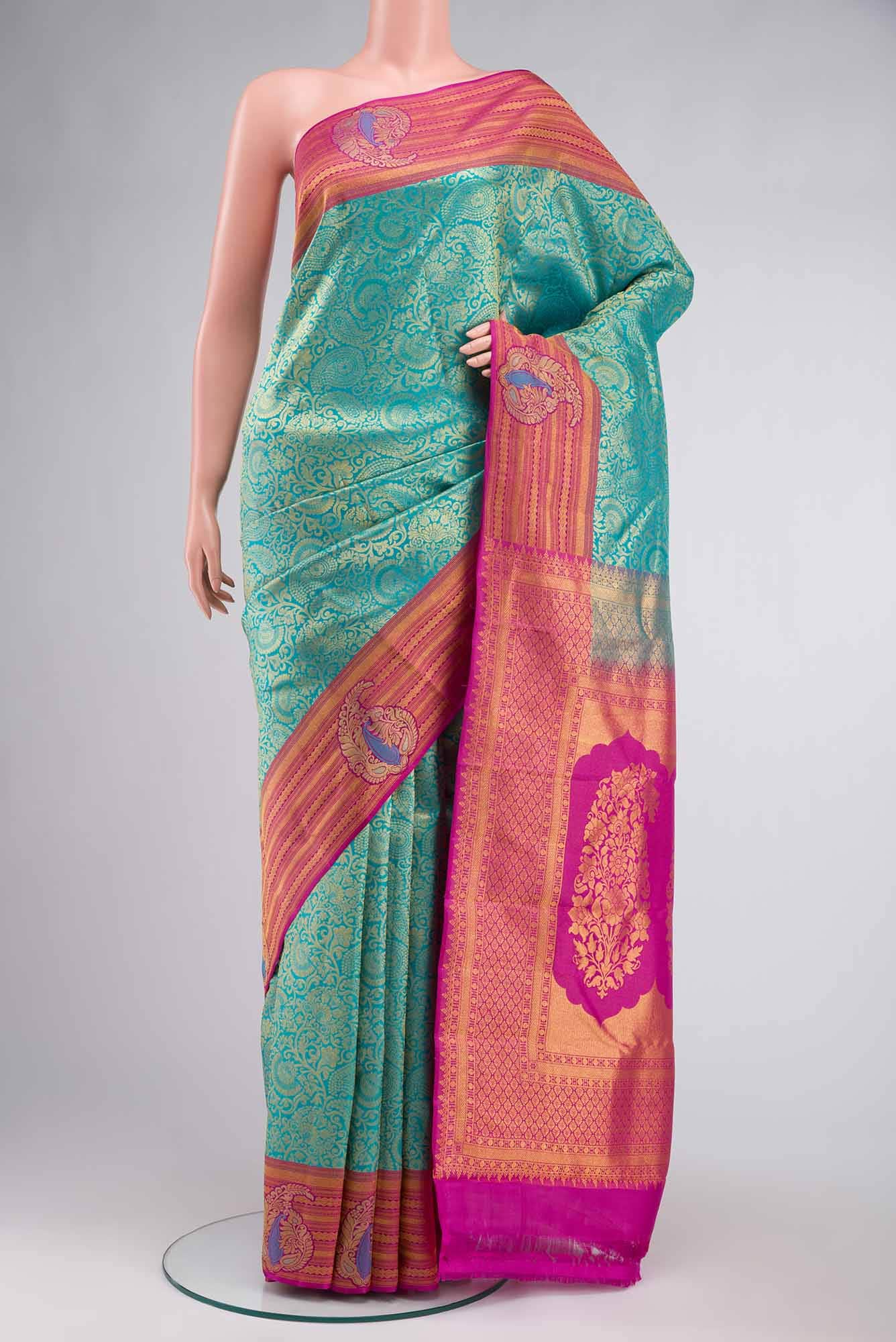 Green Kanchipuram Silk Saree