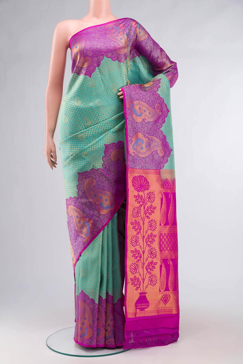 Green Kanchipuram Silk Saree