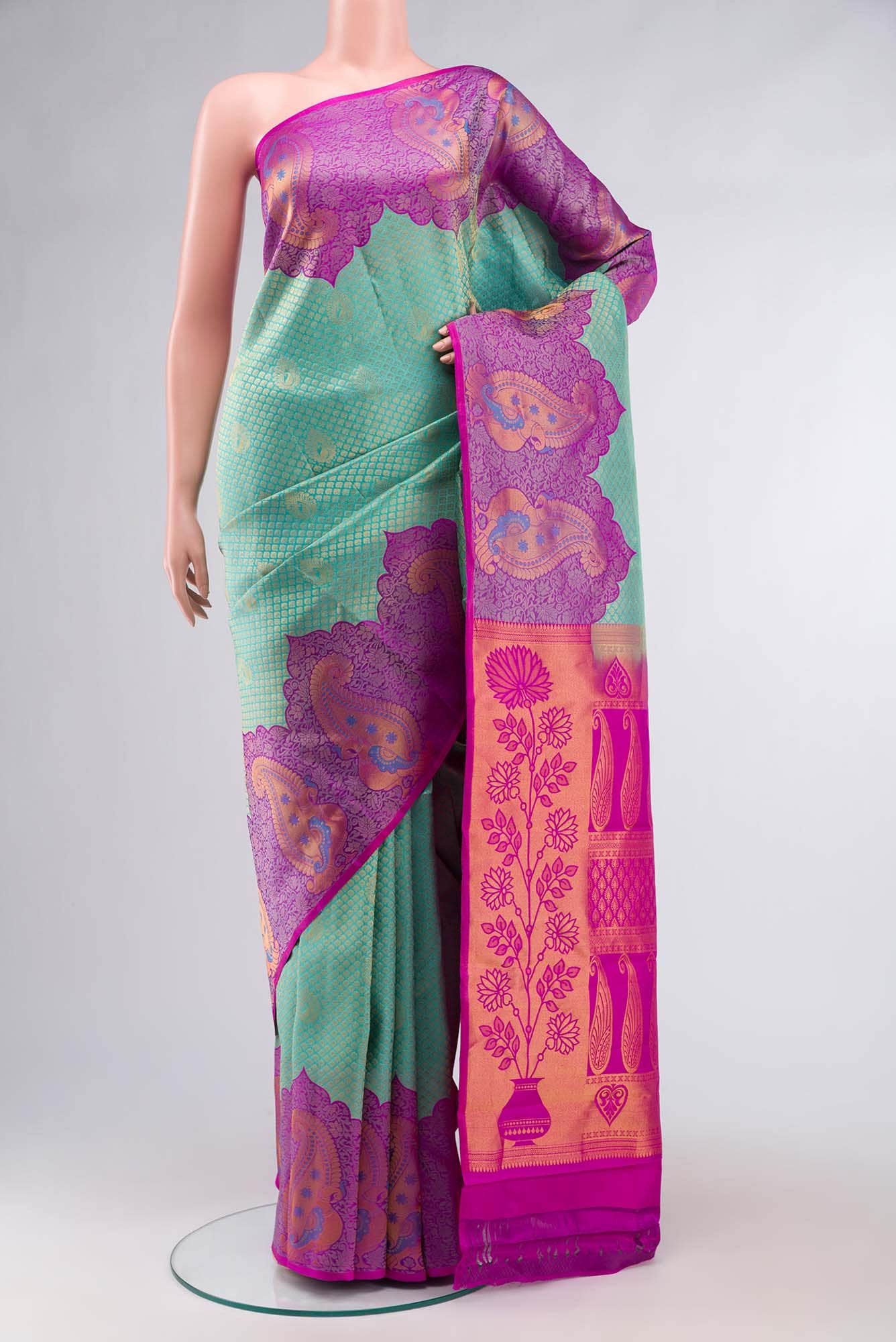 Green Kanchipuram Silk Saree
