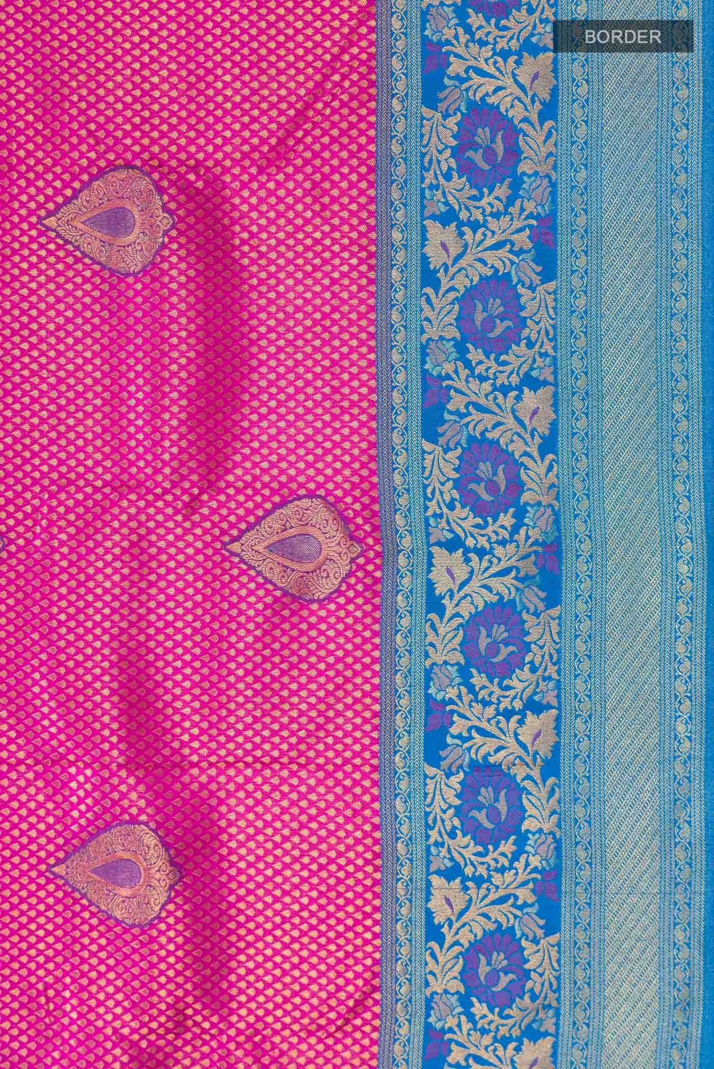 Rani Pink Kanchipuram Silk Saree
