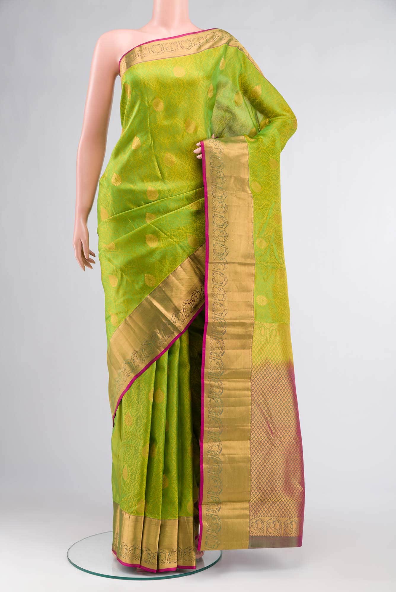 Green Kanchipuram Silk Saree