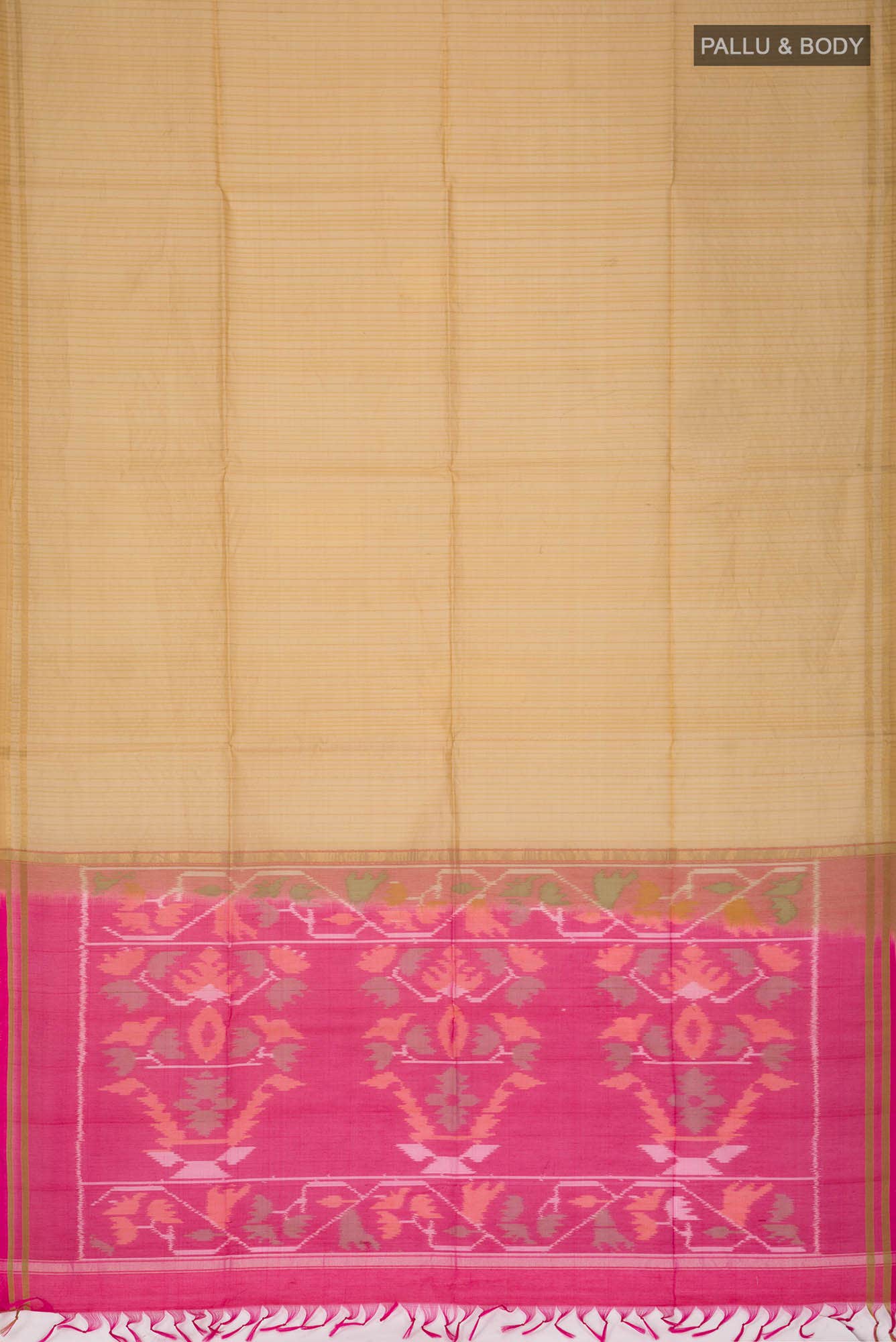Pink Silk Cotton Saree