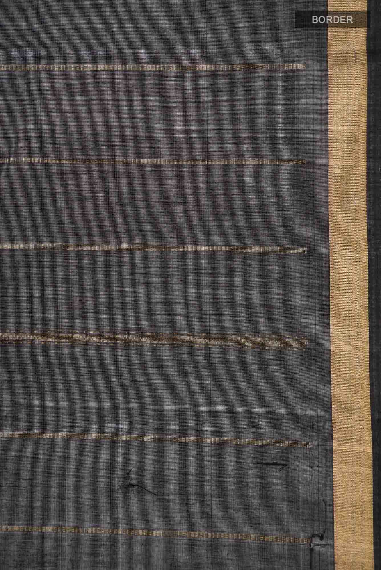 Black Silk Cotton Saree