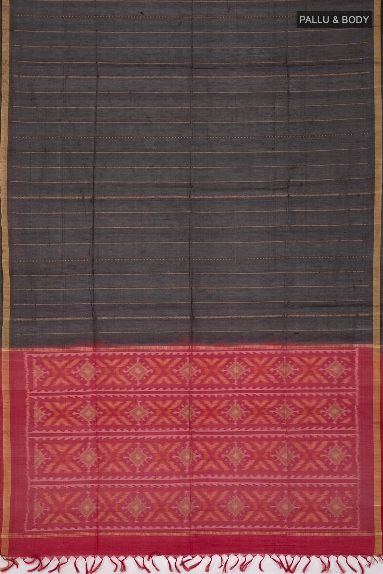 Black Silk Cotton Saree