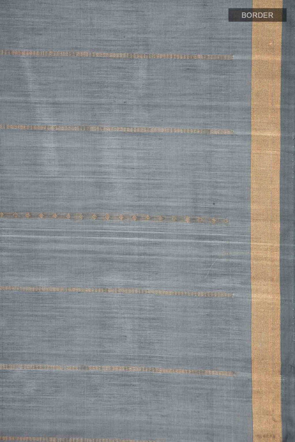 Grey Silk Cotton Saree
