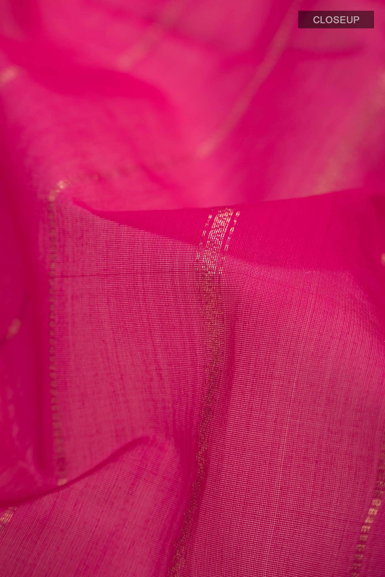 Pink Silk Cotton Saree