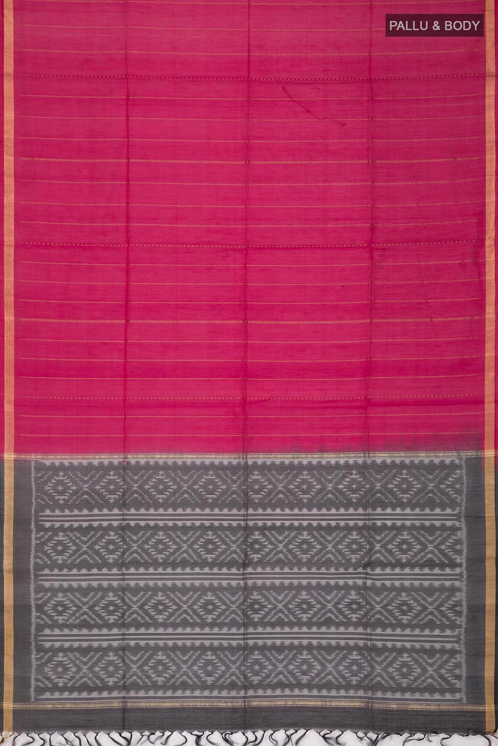 Pink Silk Cotton Saree
